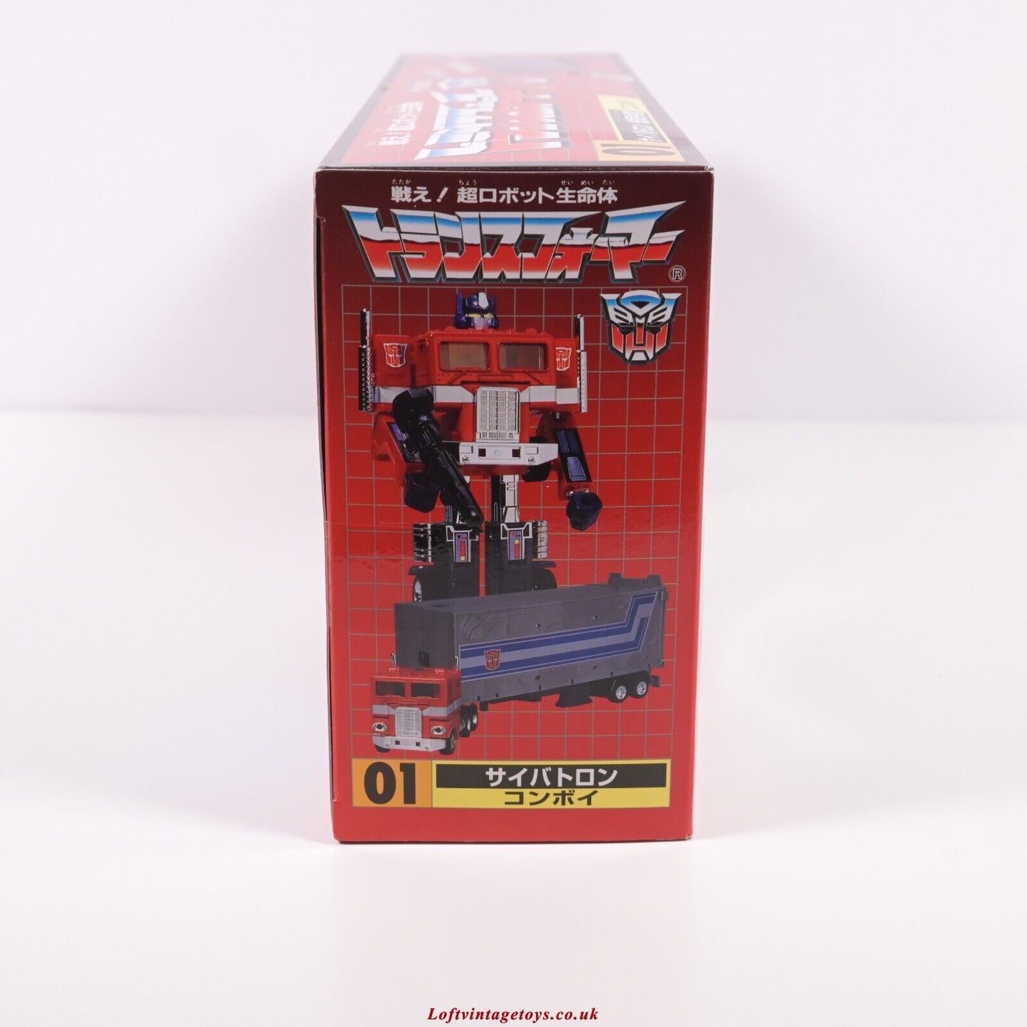 Transformers Takara Optimus Prime Convoy 01 Schwarze Version Jafcon - Neu und versiegelt