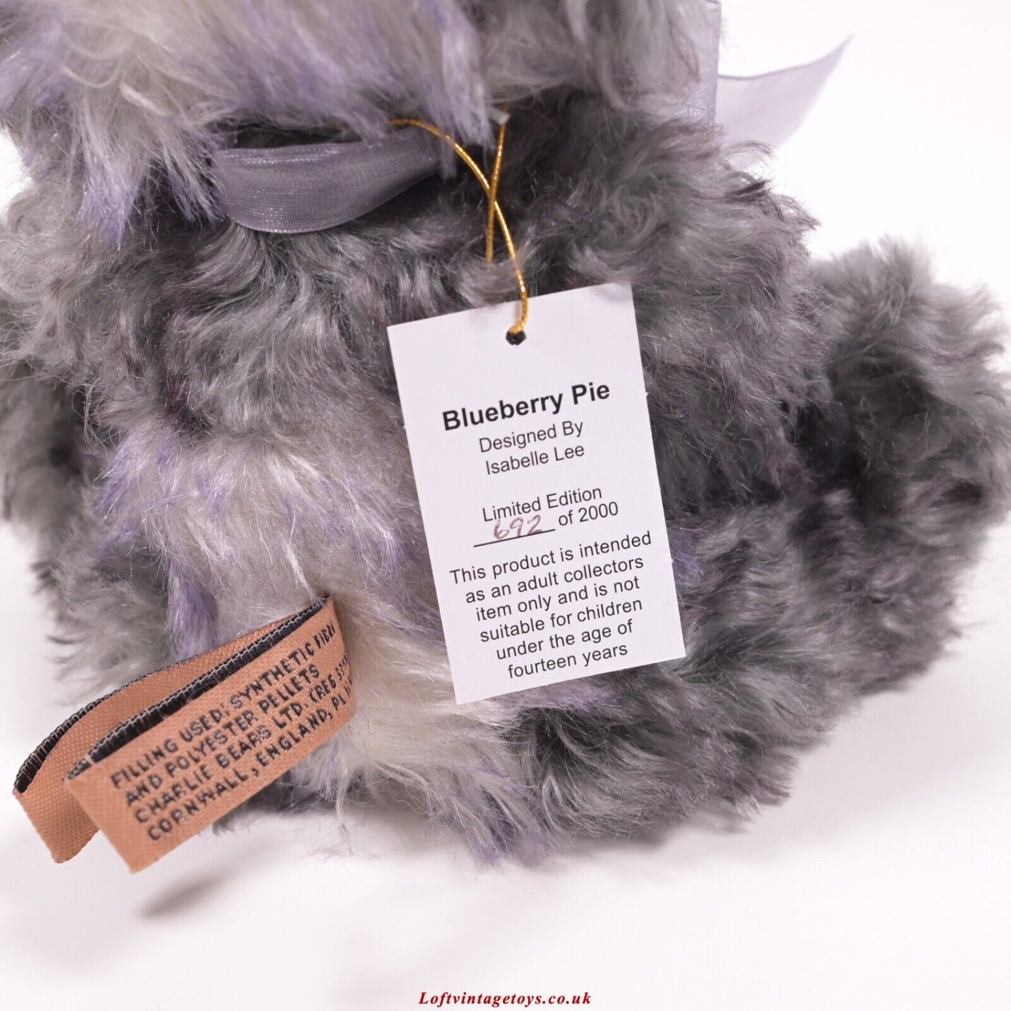 Charlie Bears Minimo Blueberry Pie Panda Bear - Ltd Edition
