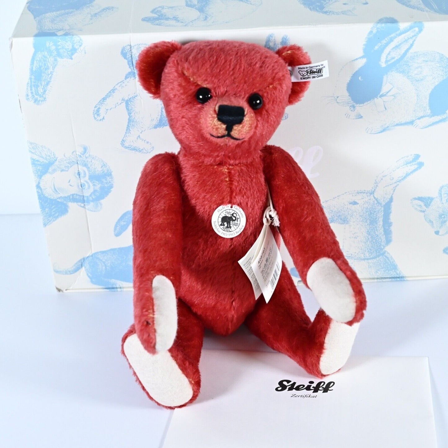 Steiff Teddy Bear Replica 1912/1913 - 408793, Limited Edition of 1000