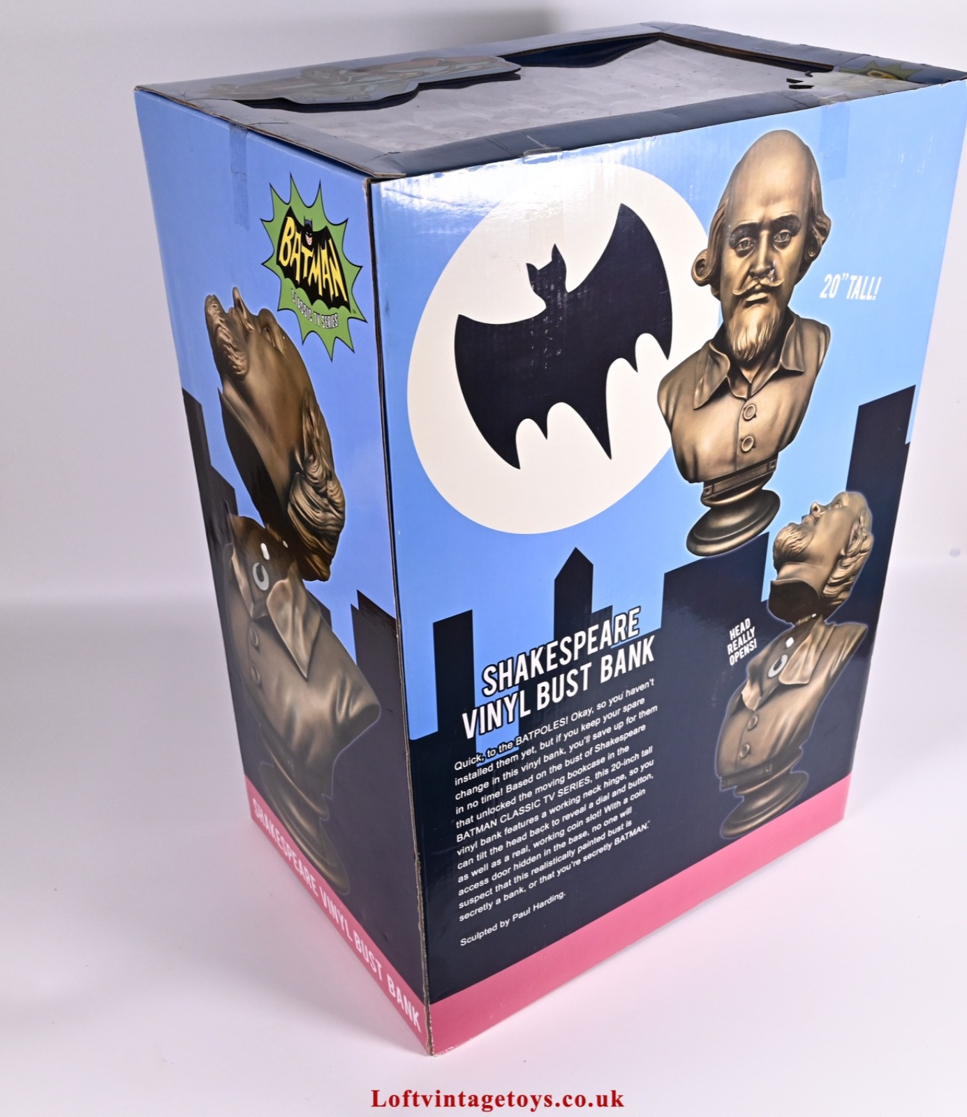 Dc Diamond Batman Classic Series 1966 Shakespeare Bust Bank