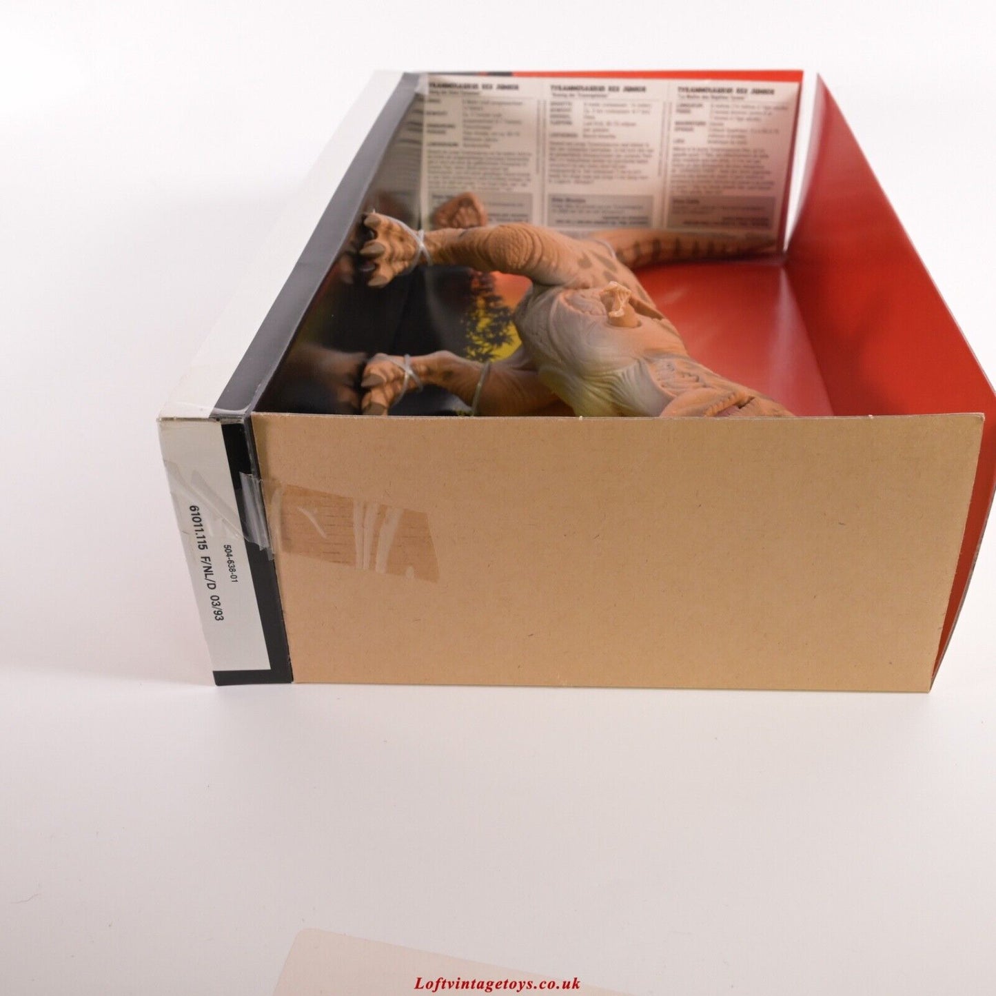 Kenner Jurassic Park Tyrannosaurus Rex Junior- Very RARE European Style Box