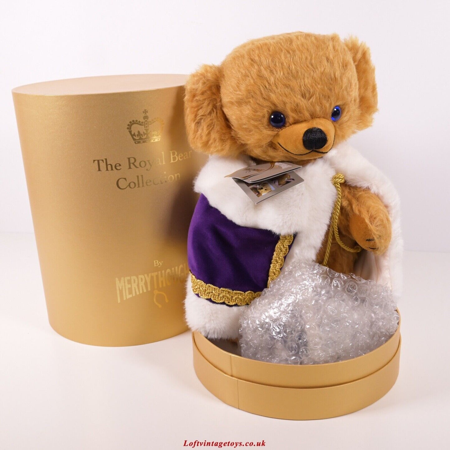 Merrythought King Charles III Coronation Commemorative Cheeky Bear