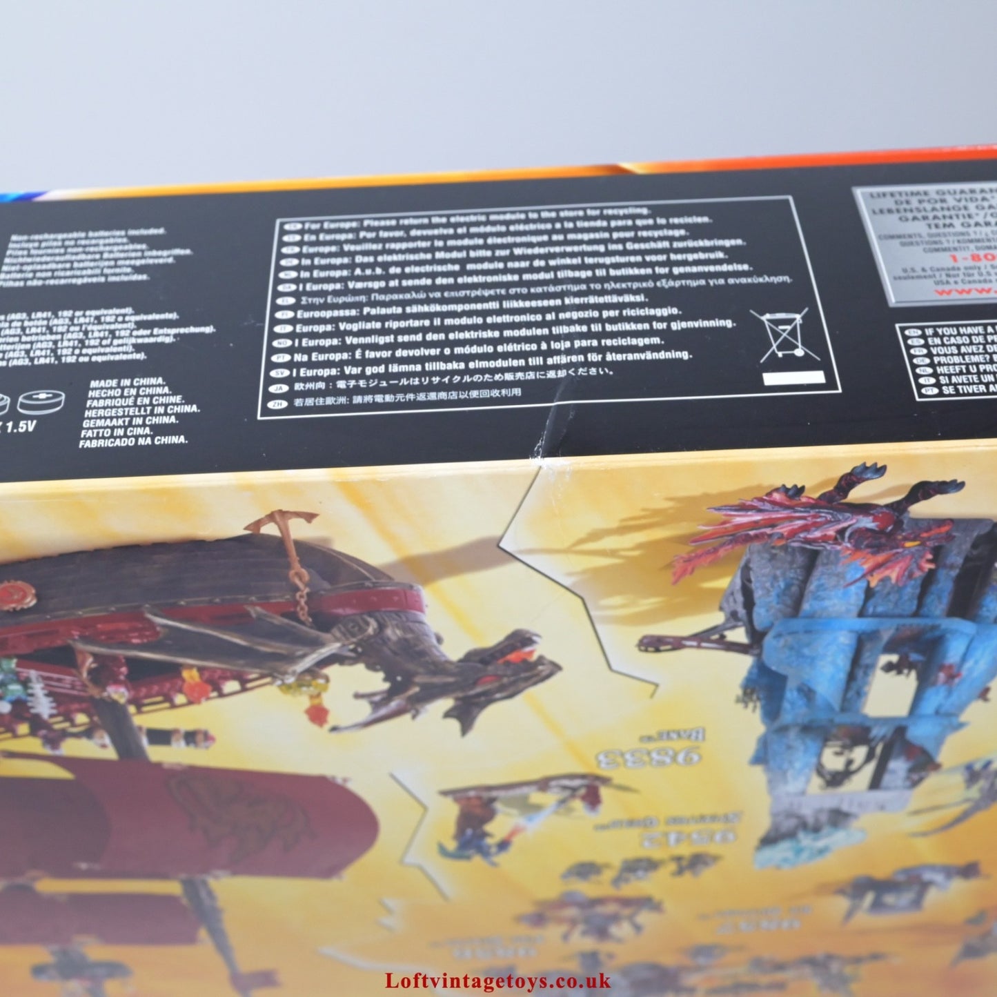 Mega Bloks Fire & Ice Dragons 9834 - Fyren Sea Phoenix Warship, New & Sealed