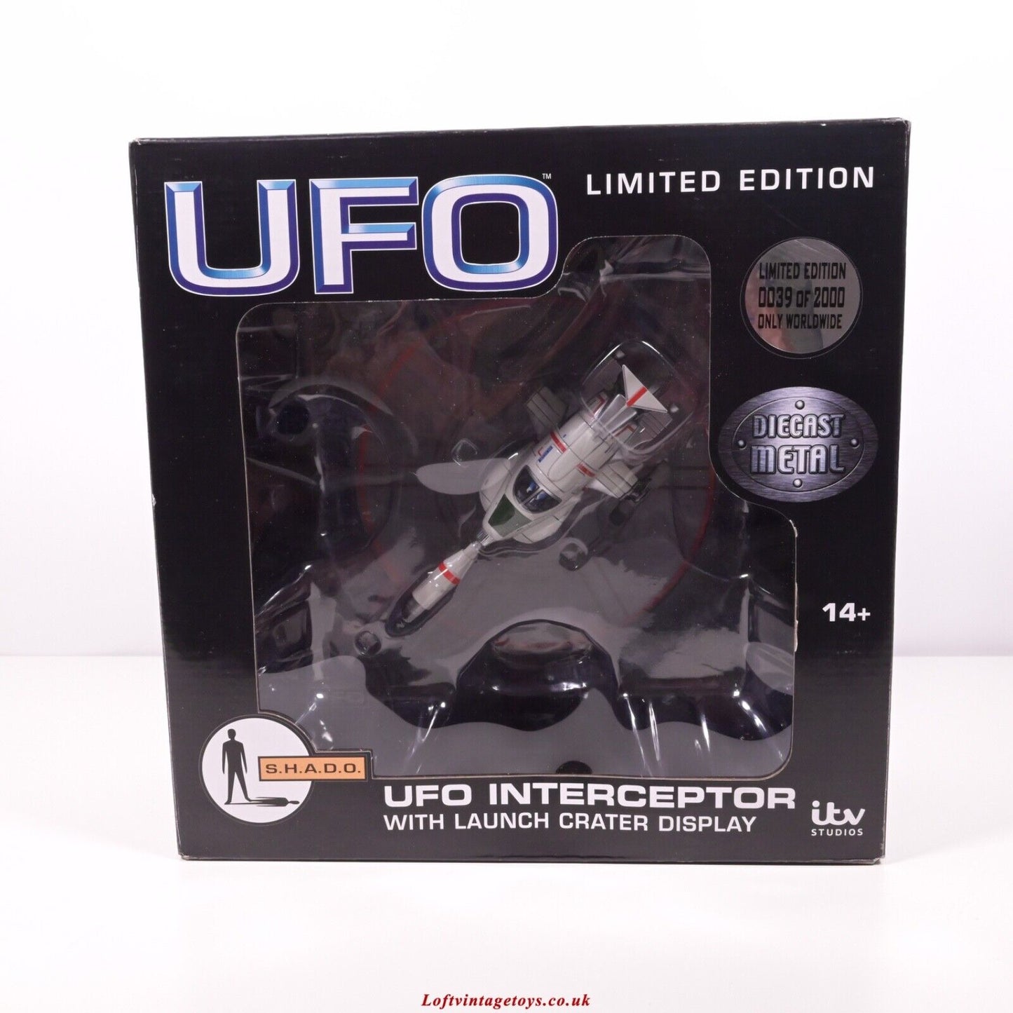 Sixteen 12 UFO SHADO Interceptor mit Startkrateranzeige - UFO-1