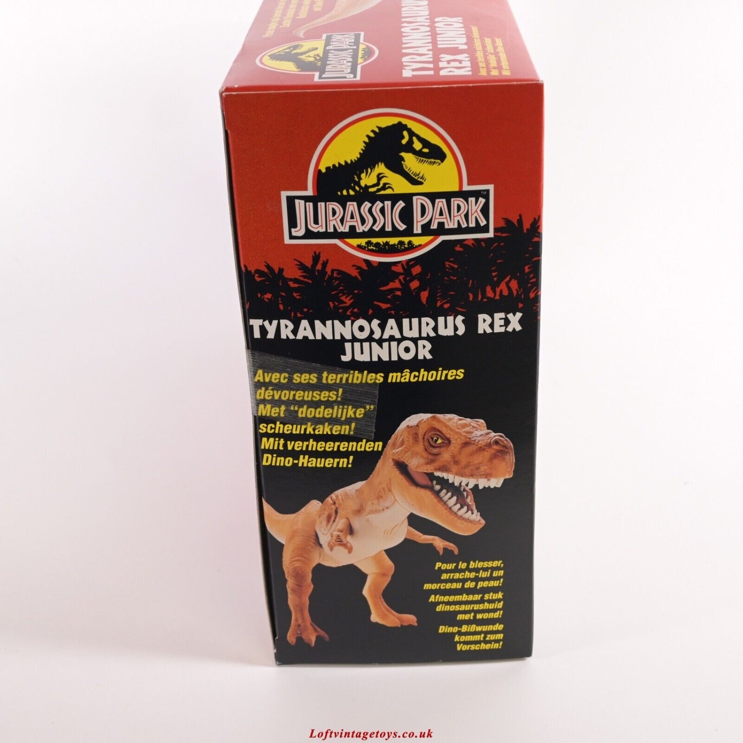 Kenner Jurassic Park Tyrannosaurus Rex Junior- Very RARE European Style Box