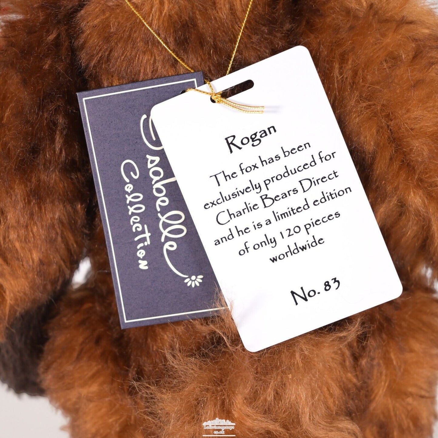 Charlie Bears Rogan Fox Isabelle Kollektion, LE 83/120 - SJ 6010