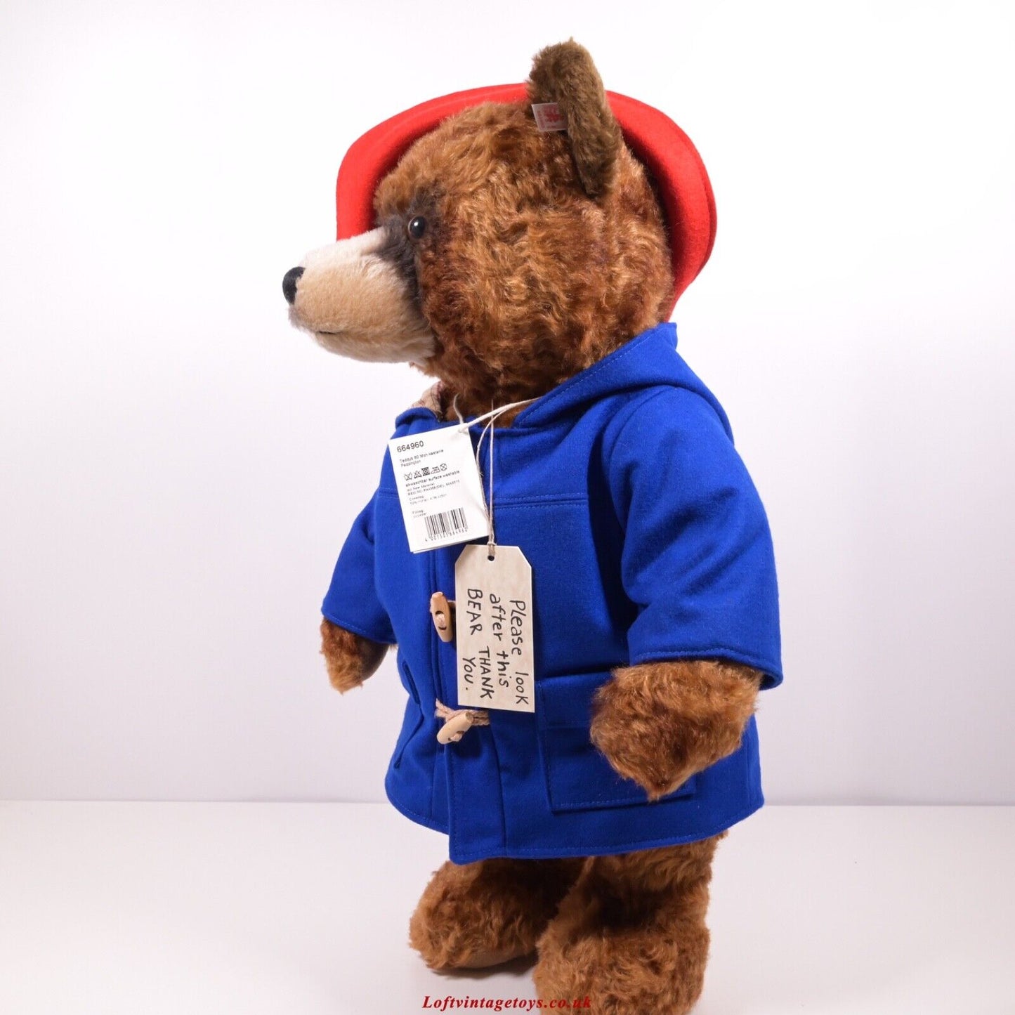 Steiff Large Paddington Bear - 664960, Ltd ED 378/500