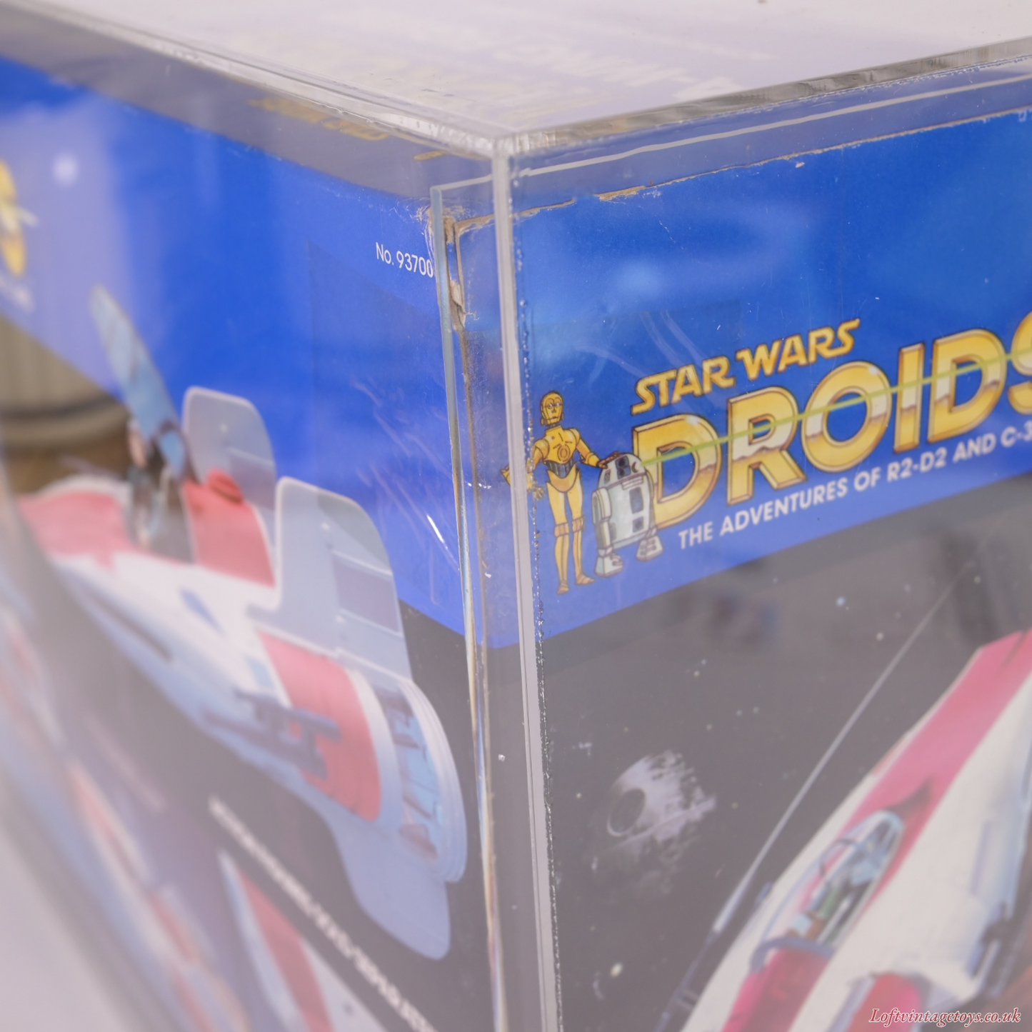 Vintage Star Wars Droids A Wing Fighter MISB 1984 - CAS 75 Grade