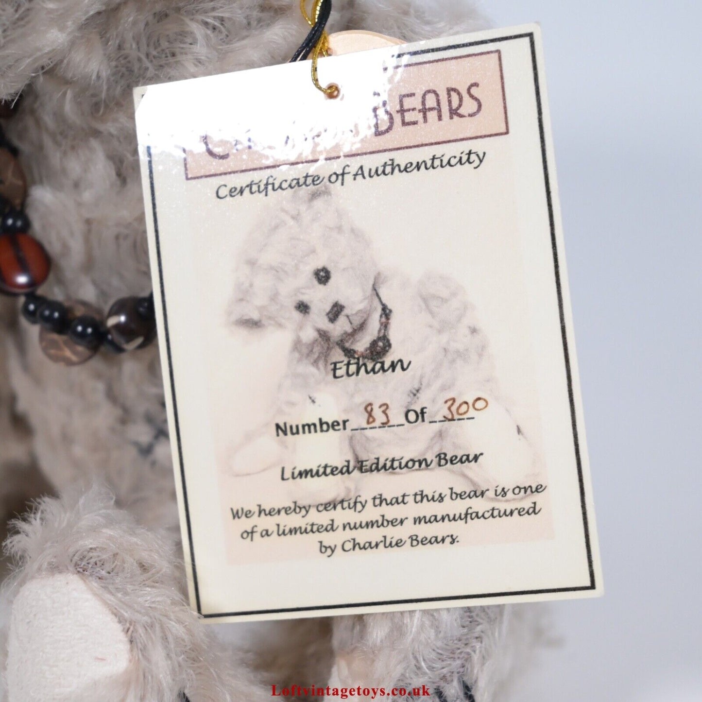 Charlie Bears Ethan Teddy Bear - CB35140, from 2006