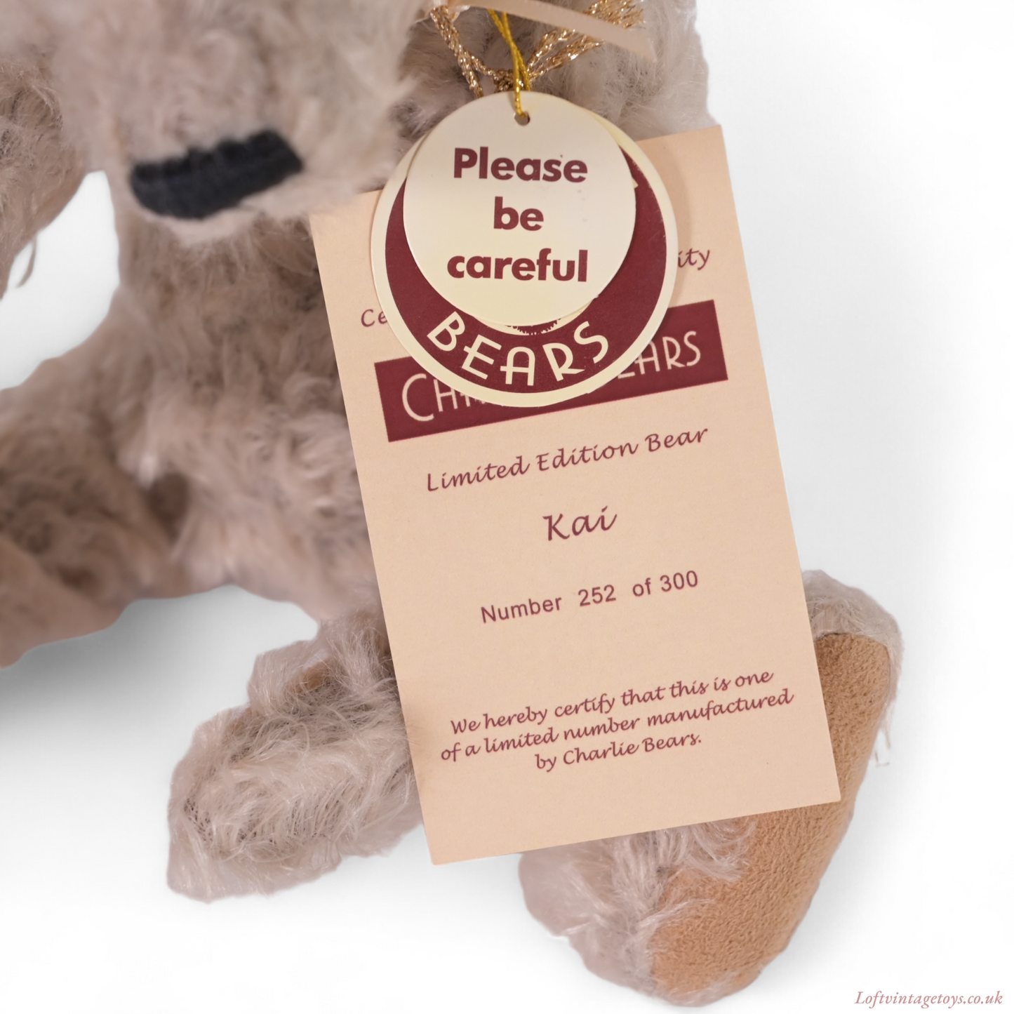 Charlie Bears Kai - CB 06080, Ltd Ed 252 /300 "First Twelve Bears of 2006" RARE