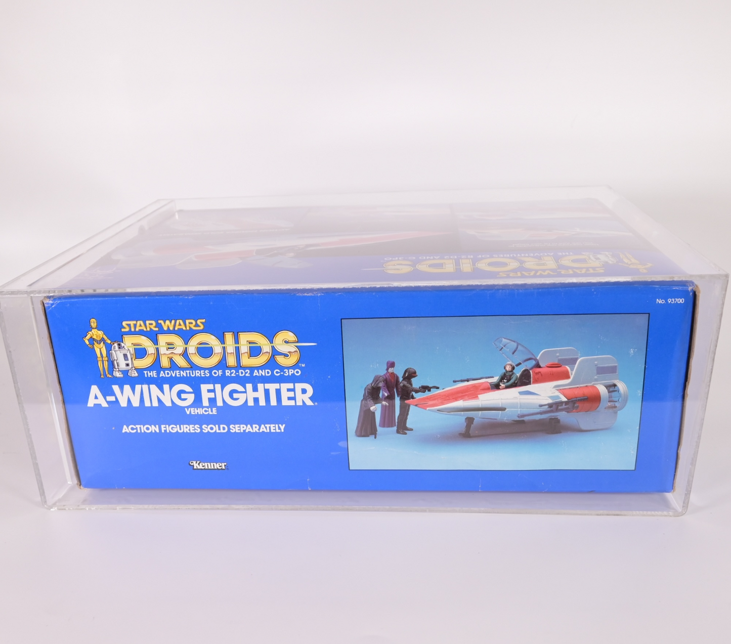 Vintage Star Wars Droids A Wing Fighter MISB 1984 - CAS 75 Grade