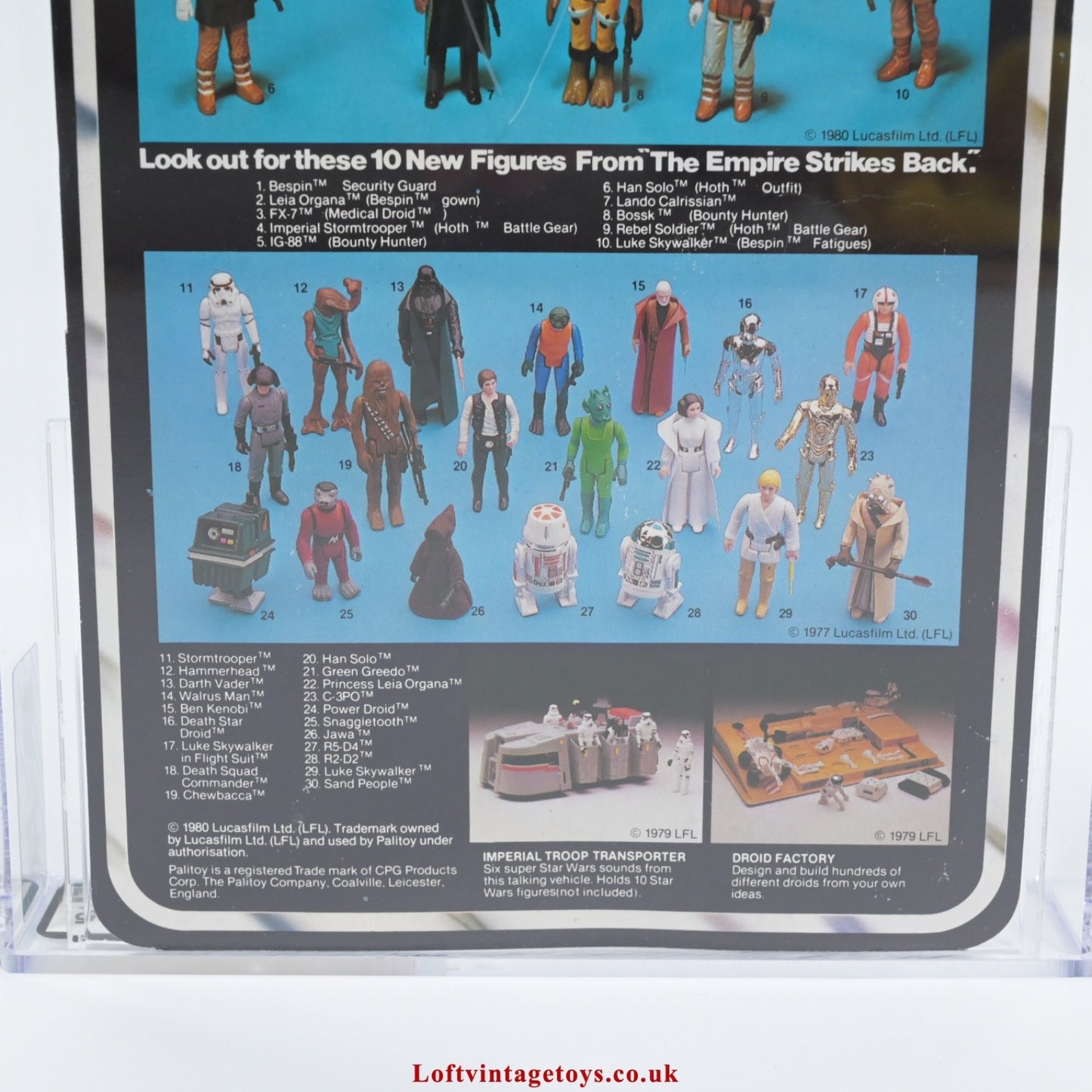 Palitoy Star Wars Action Figure Han Solo (Hoth Outfit) 30A Cardback