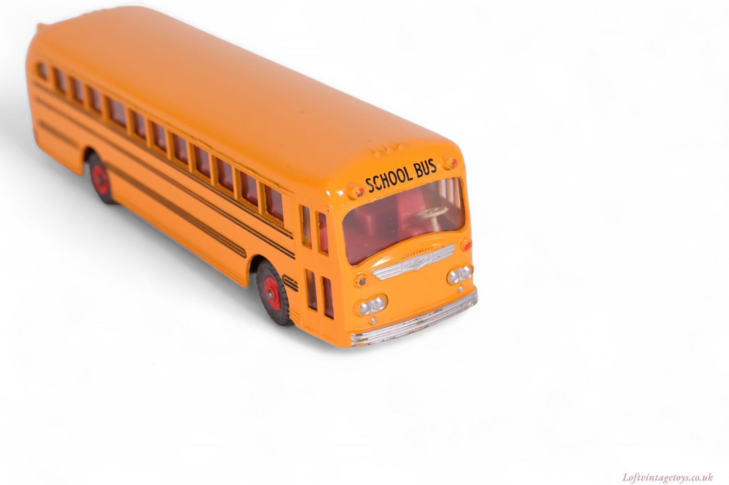 Dinky Toys 949 Wayne School Bus with Black Lines