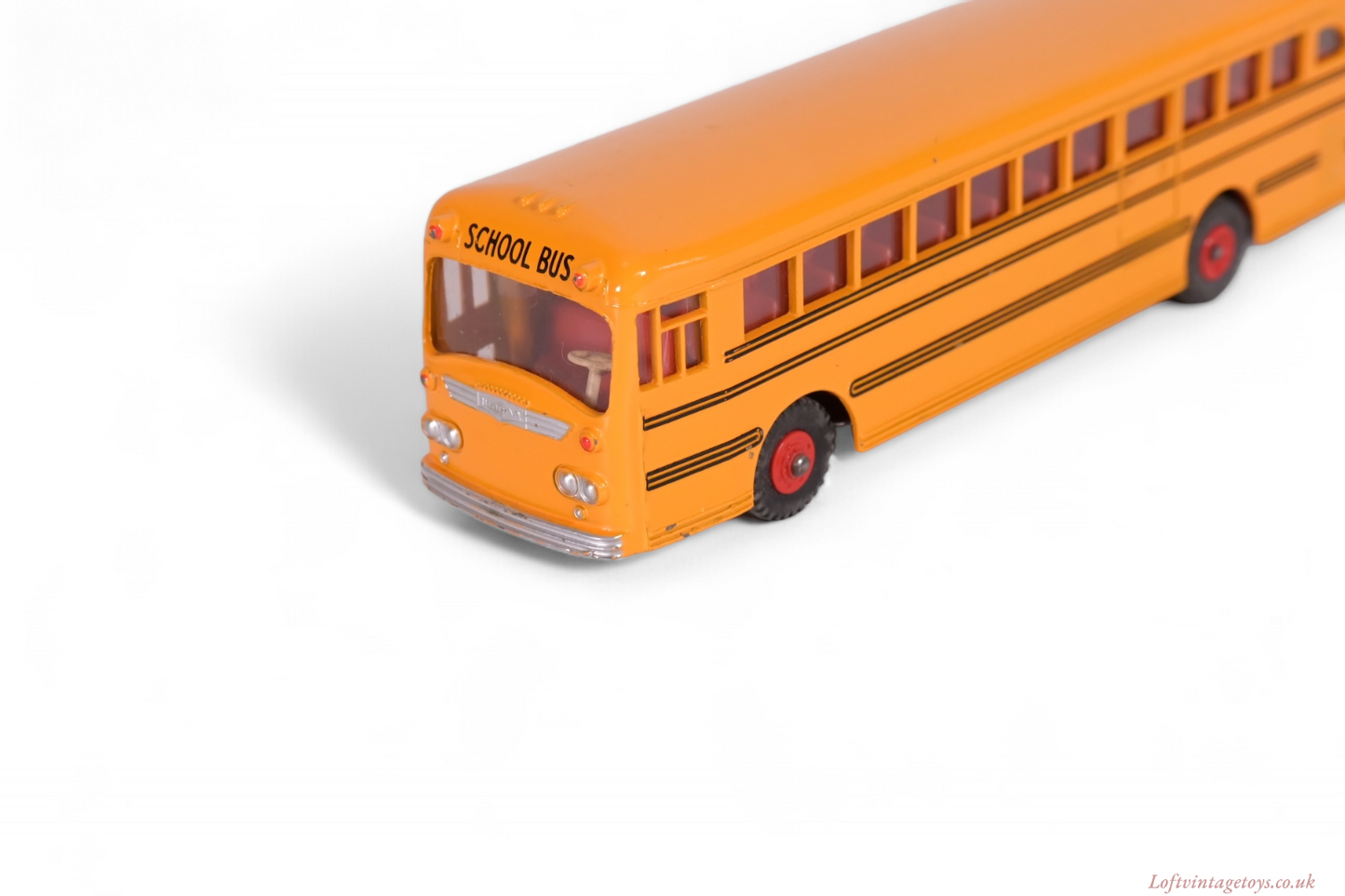 Dinky Toys 949 Wayne School Bus with Black Lines