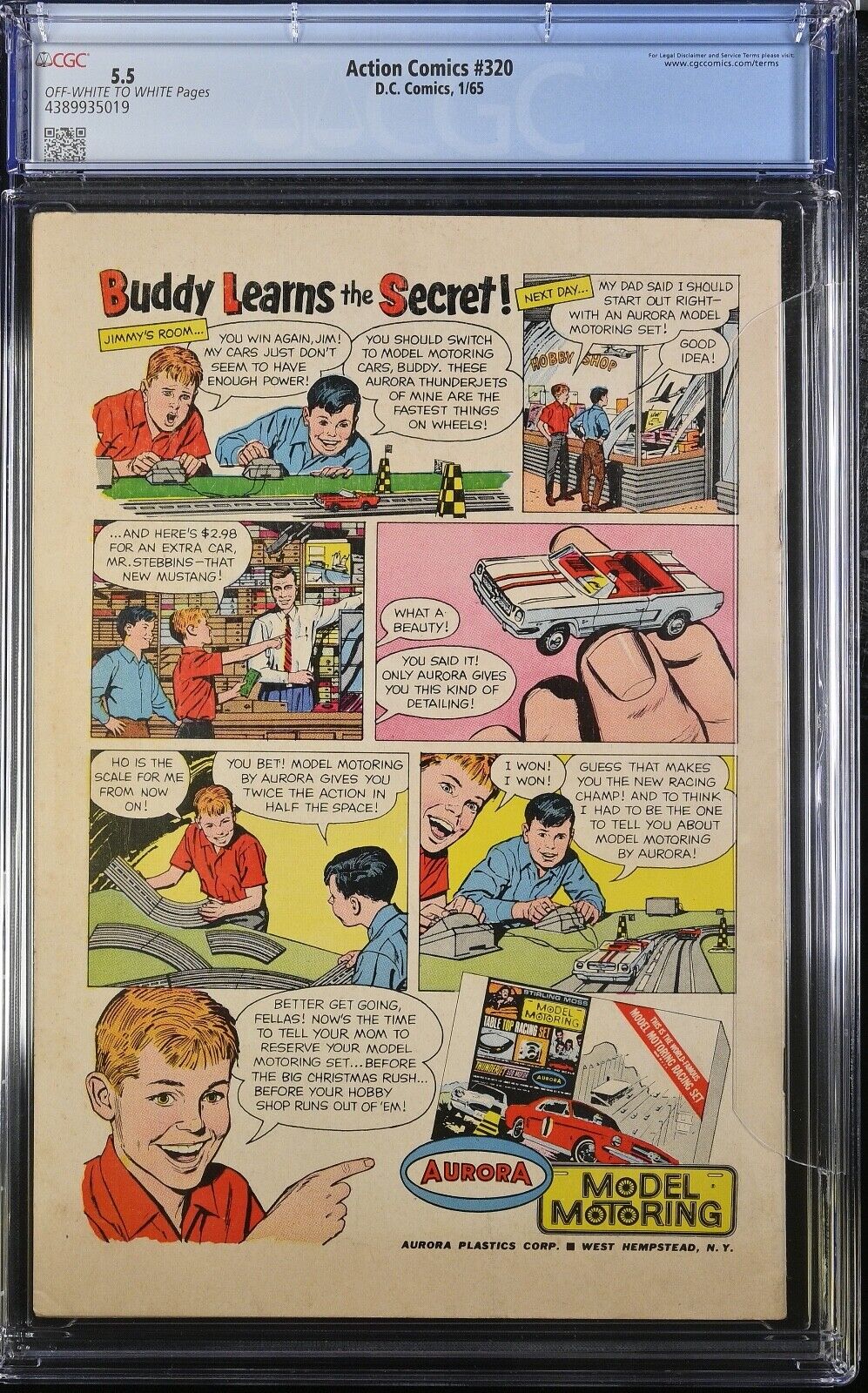 Action Comics 320 1/65 D.C. Comics CGC 5.5