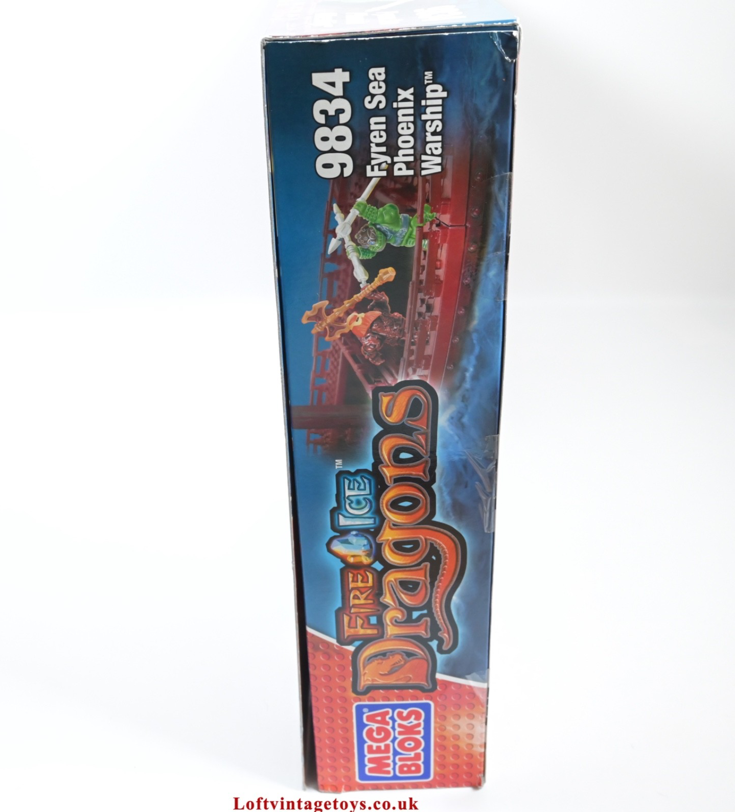 Mega Bloks Fire & Ice Dragons 9834 - Fyren Sea Phoenix Warship, New & Sealed