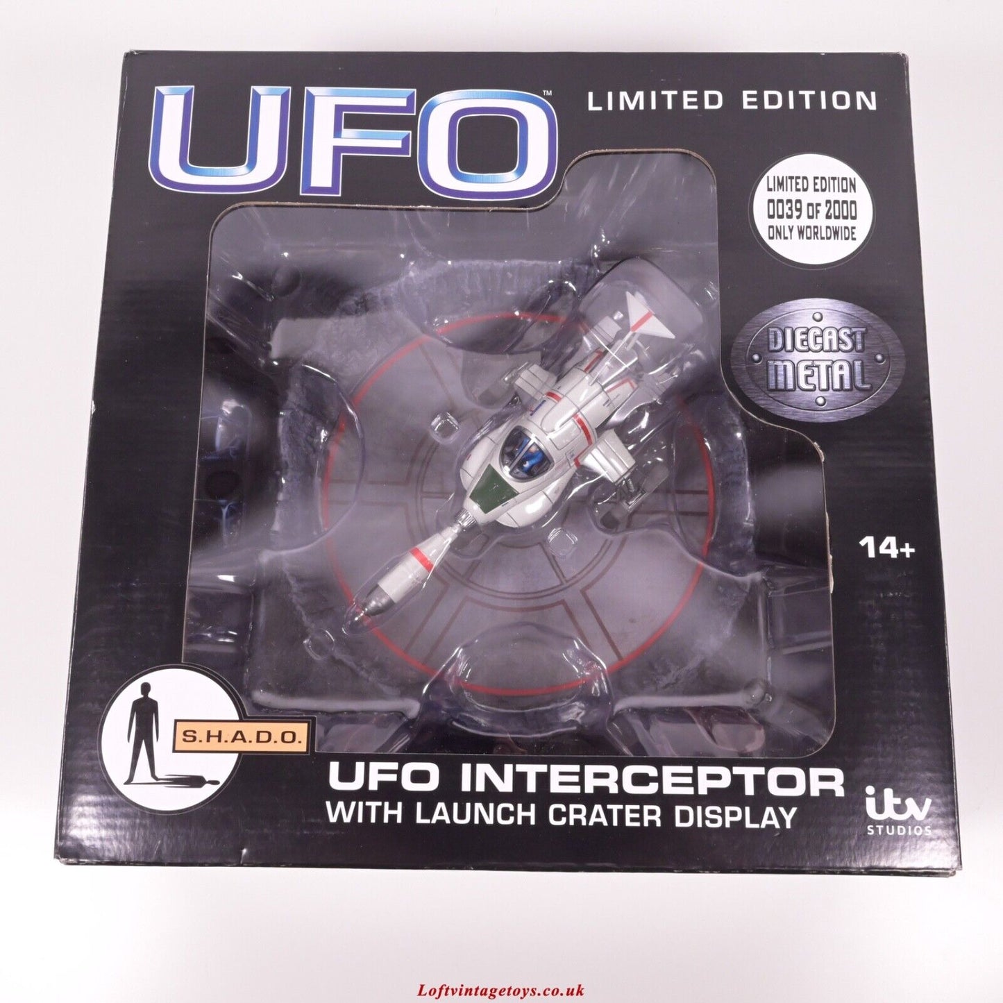 Sixteen 12 UFO SHADO Interceptor mit Startkrateranzeige - UFO-1