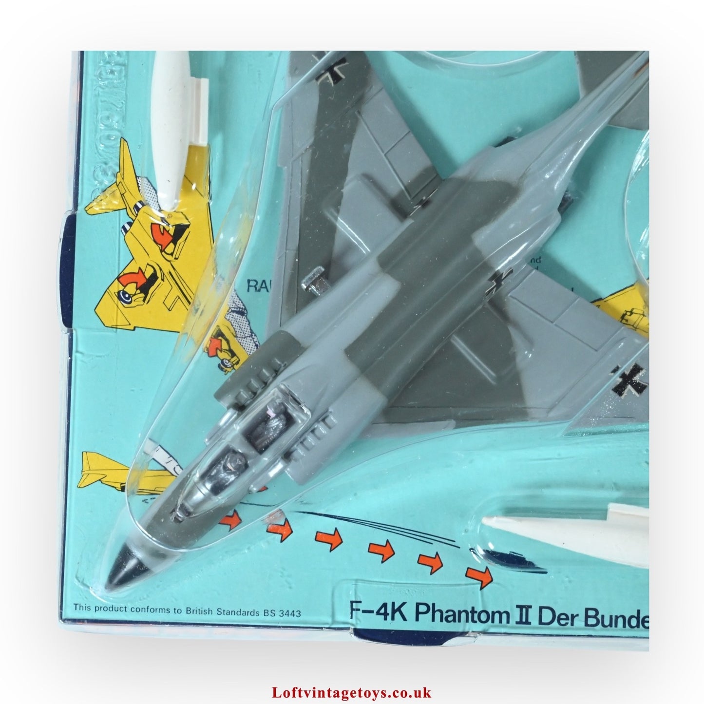 Dinky 733 F-4K Phantom II Aircraft / Der Bundesluftwaffe - Mint/New