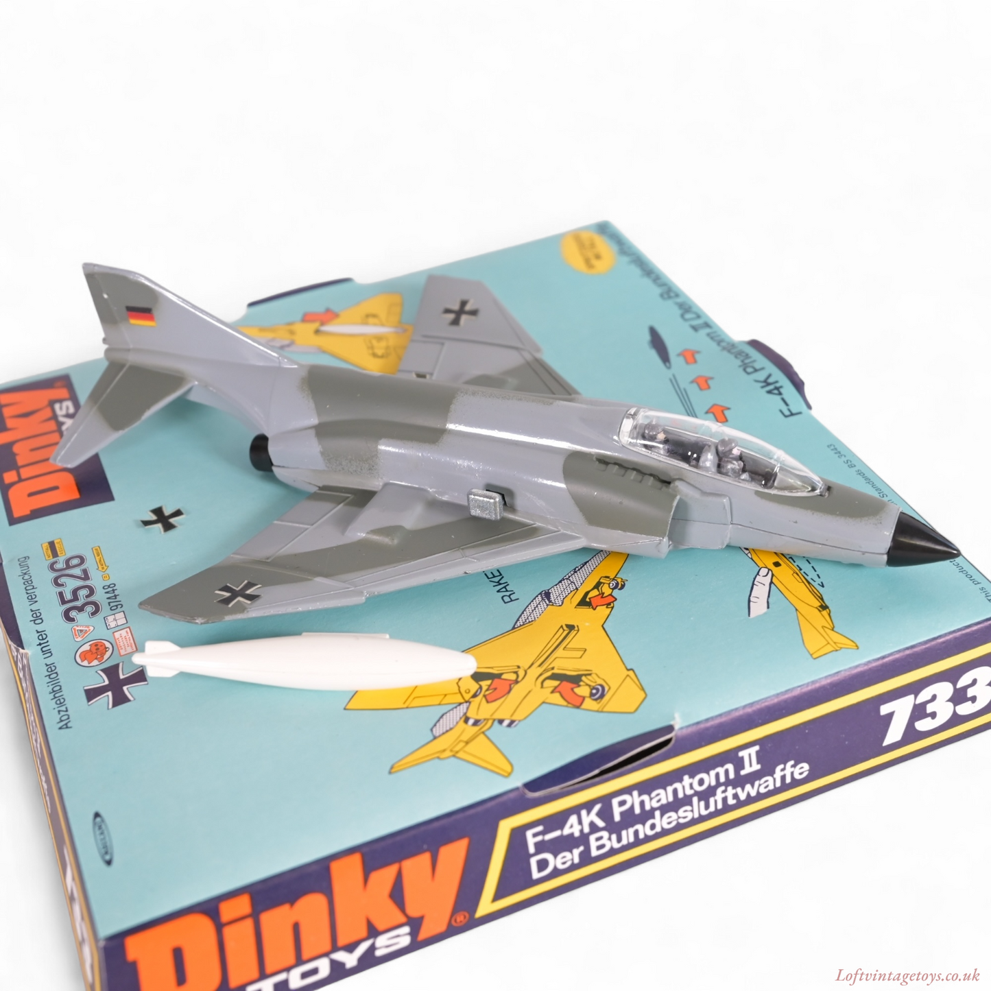 Dinky 733 F-4K Phantom II Aircraft / Der Bundesluftwaffe - Mint