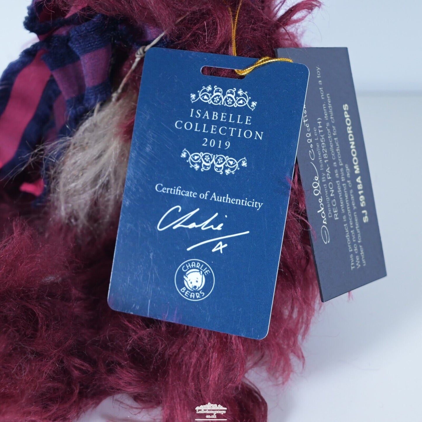Charlie Bears Moondrops Isabelle Collection Ltd Ed 100 / 300 - SJ 5918A