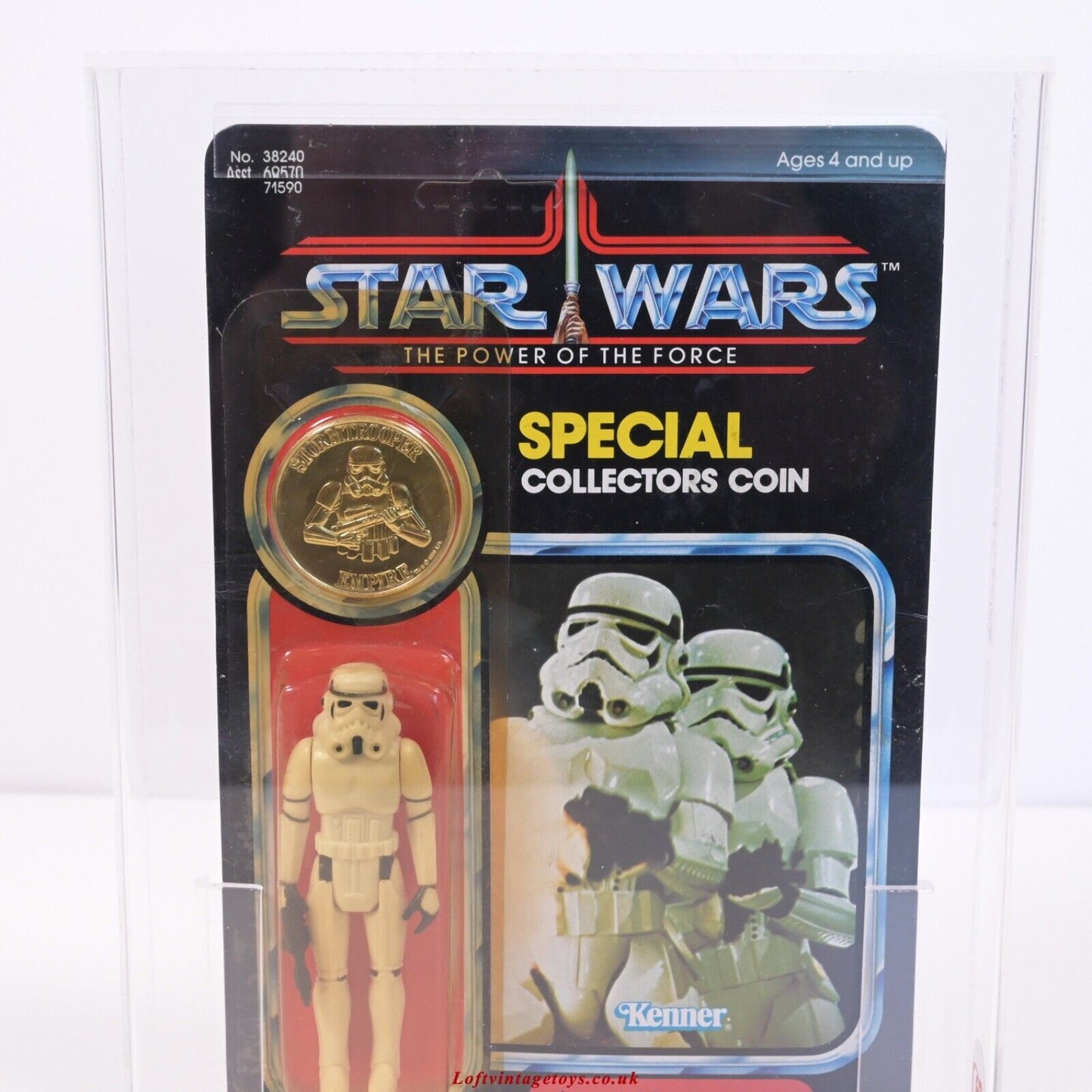 Star Wars The Power Of The Force Imperial Stormtrooper 92back / UKG 75