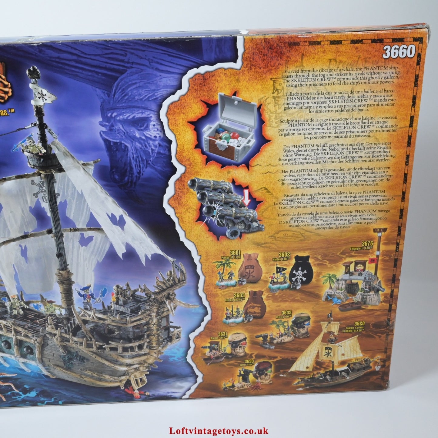 Mega Bloks 3660 Pirates Dread Eye’s Phantom Set - New & Sealed