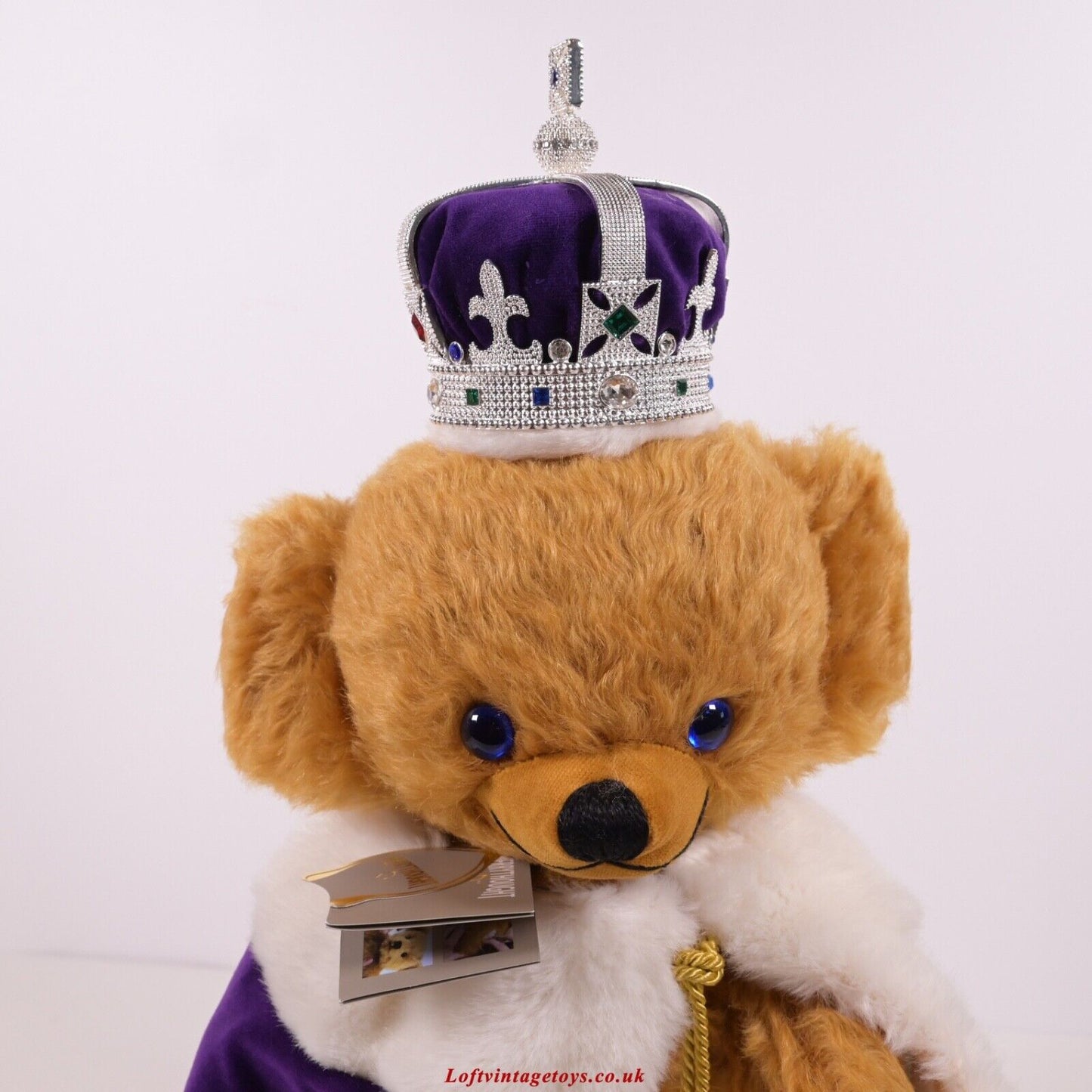 Merrythought King Charles III Coronation Commemorative Cheeky Bear