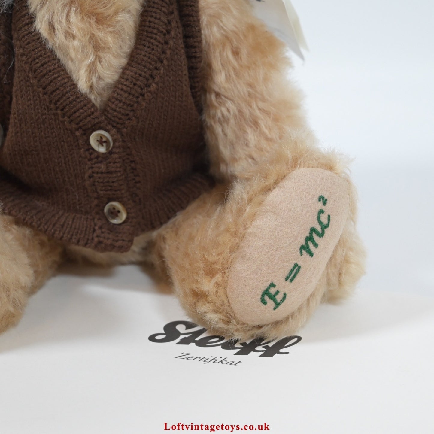 Steiff Einstein Teddy Bear - 690006, LE of 1905, Retired