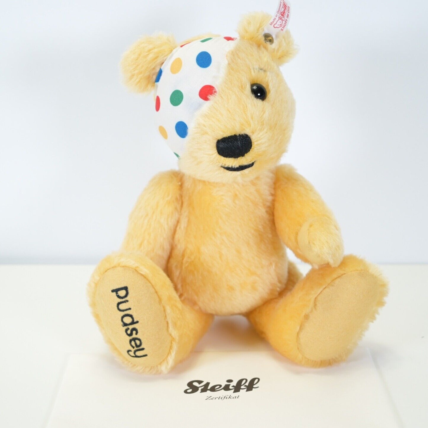 Steiff Children In Need Pudsey Bear - Ltd Ed / 654398