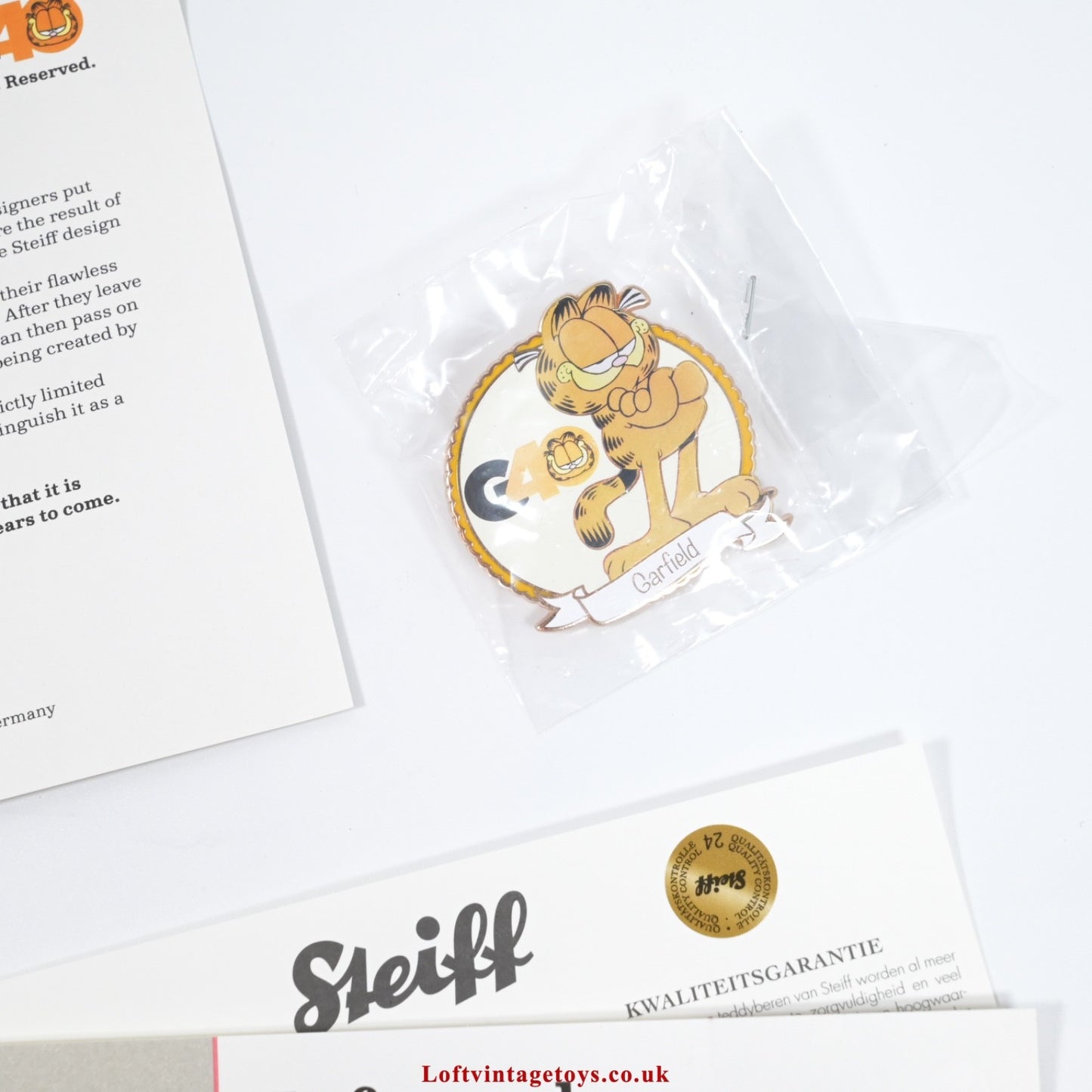 Steiff Garfield Cat - 690327, Ltd Ed of 1978
