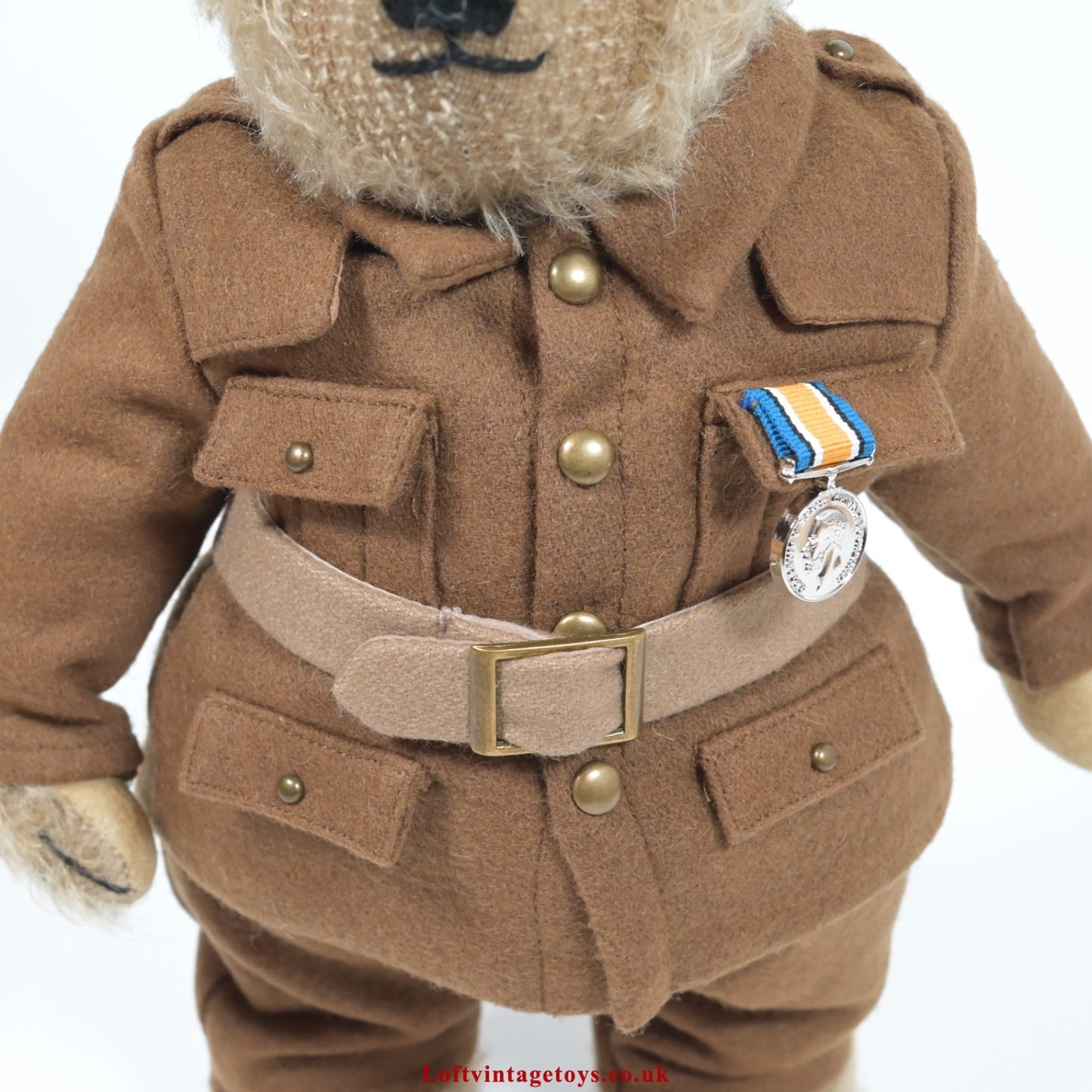 Merrythought Soldier Teddy Bear The Fallen, Ltd Edition of 1918