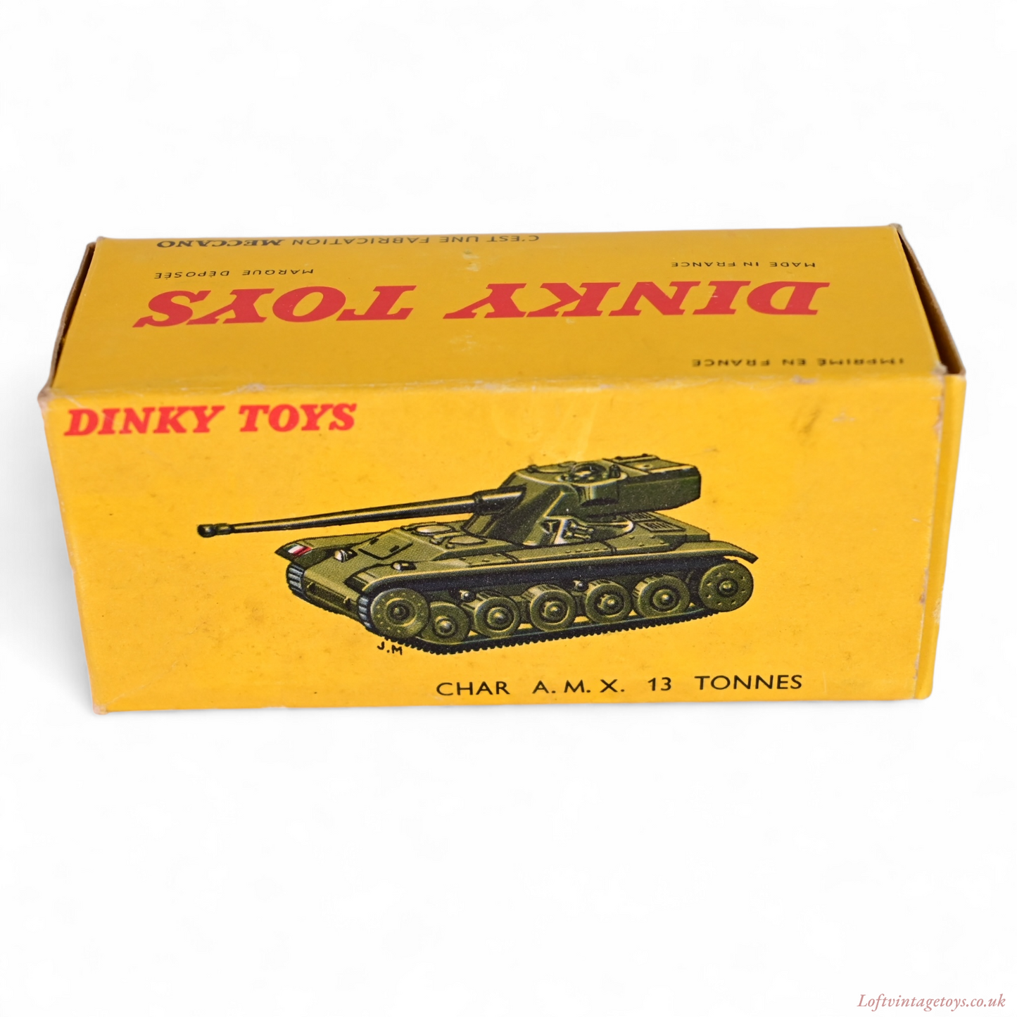 Dinky 817 Char AMX Panzer mit Innenteil und Box