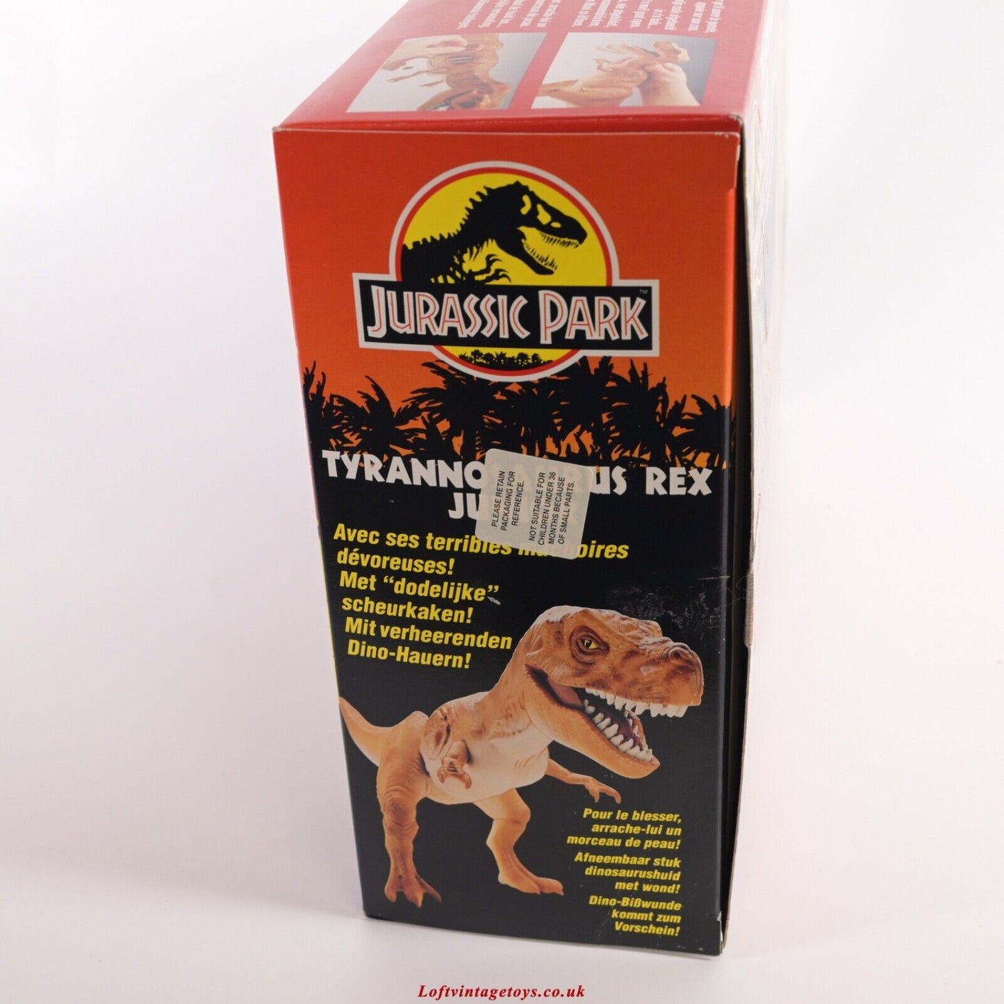 Kenner Jurassic Park Tyrannosaurus Rex Junior- Very RARE European Style Box