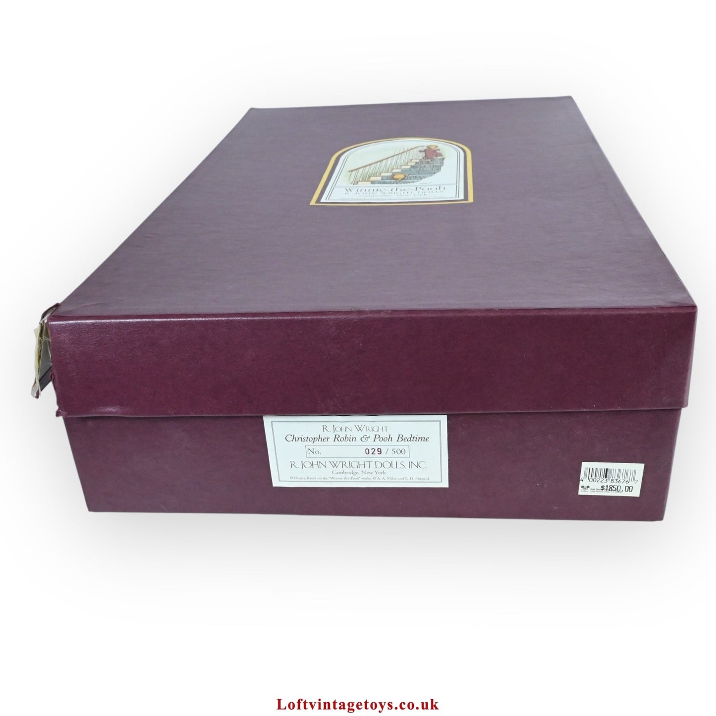 R John Wright Christopher Robin & Pooh Bedtime, Ltd ED of 500