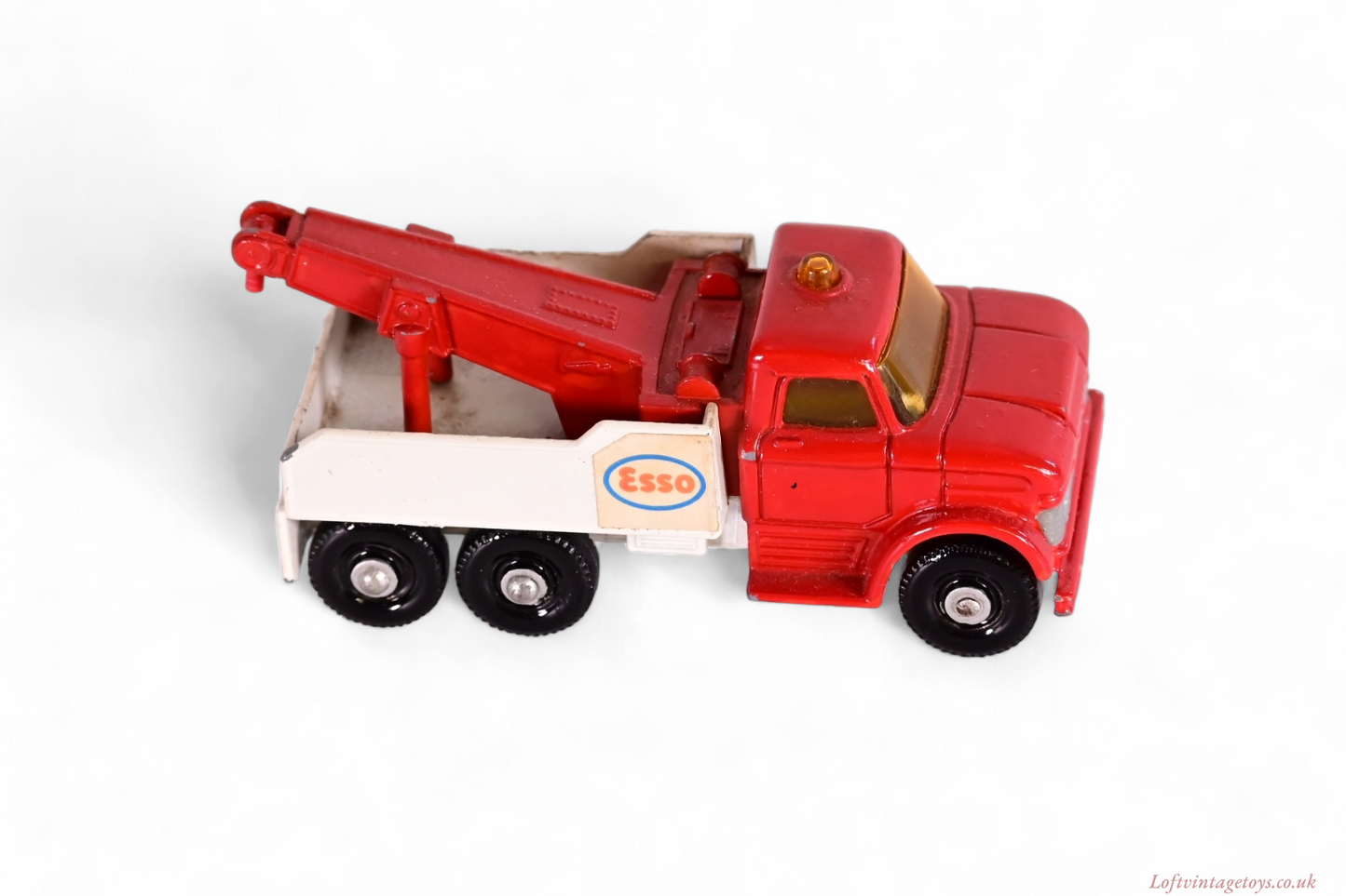 Matchbox No. 71c Esso Heavy Wreck Truck - Rare Amber Windows