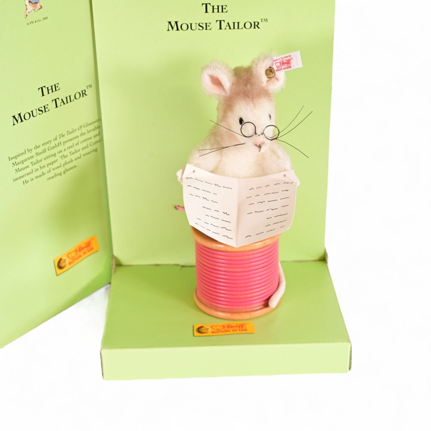 Steiff Beatrix Potter Collection The Mouse Tailor - 354236 Ltd Ed