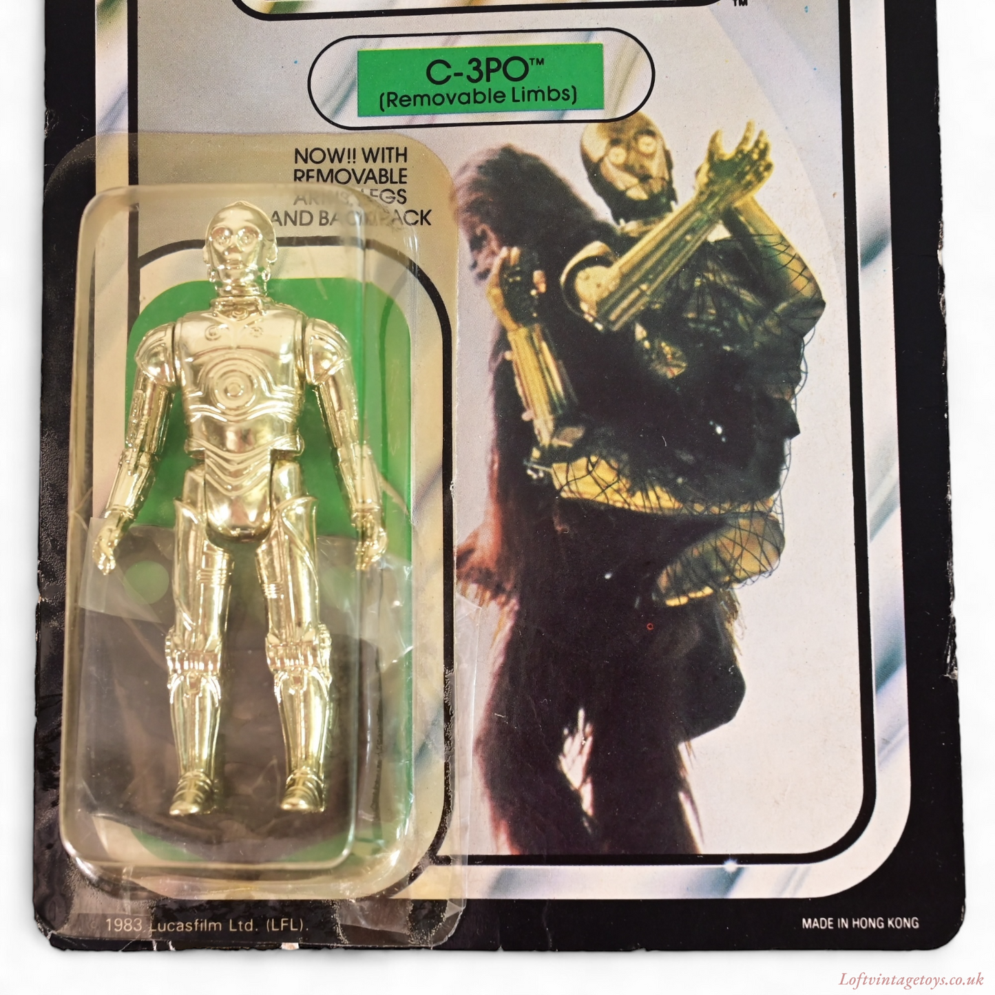 Vintage Palitoy Star Wars Return of the Jedi C-3PO - 65back