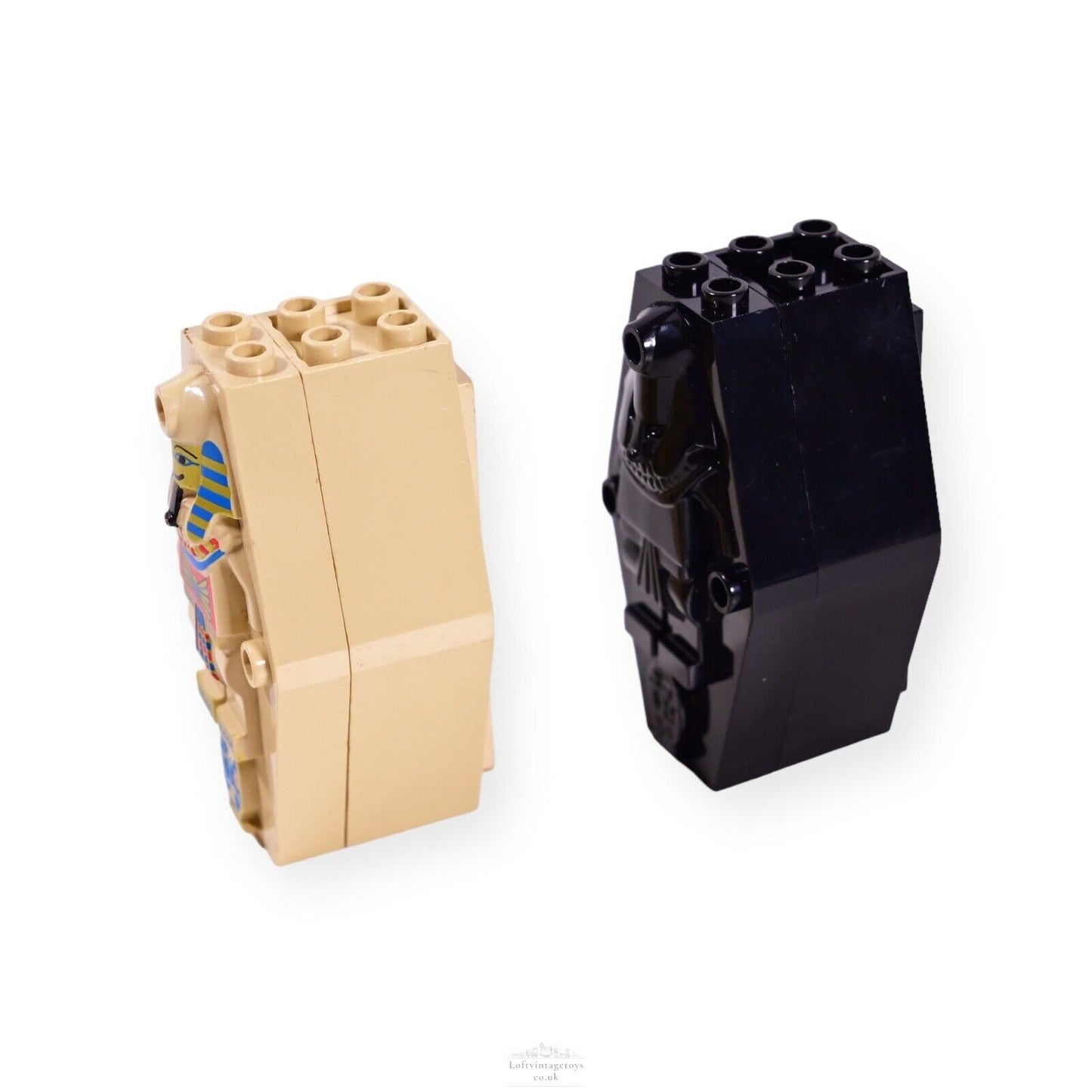Lego Minifigure Coffin Pharaoh Skeleton Egyptian World Adventures * 2 Coffins