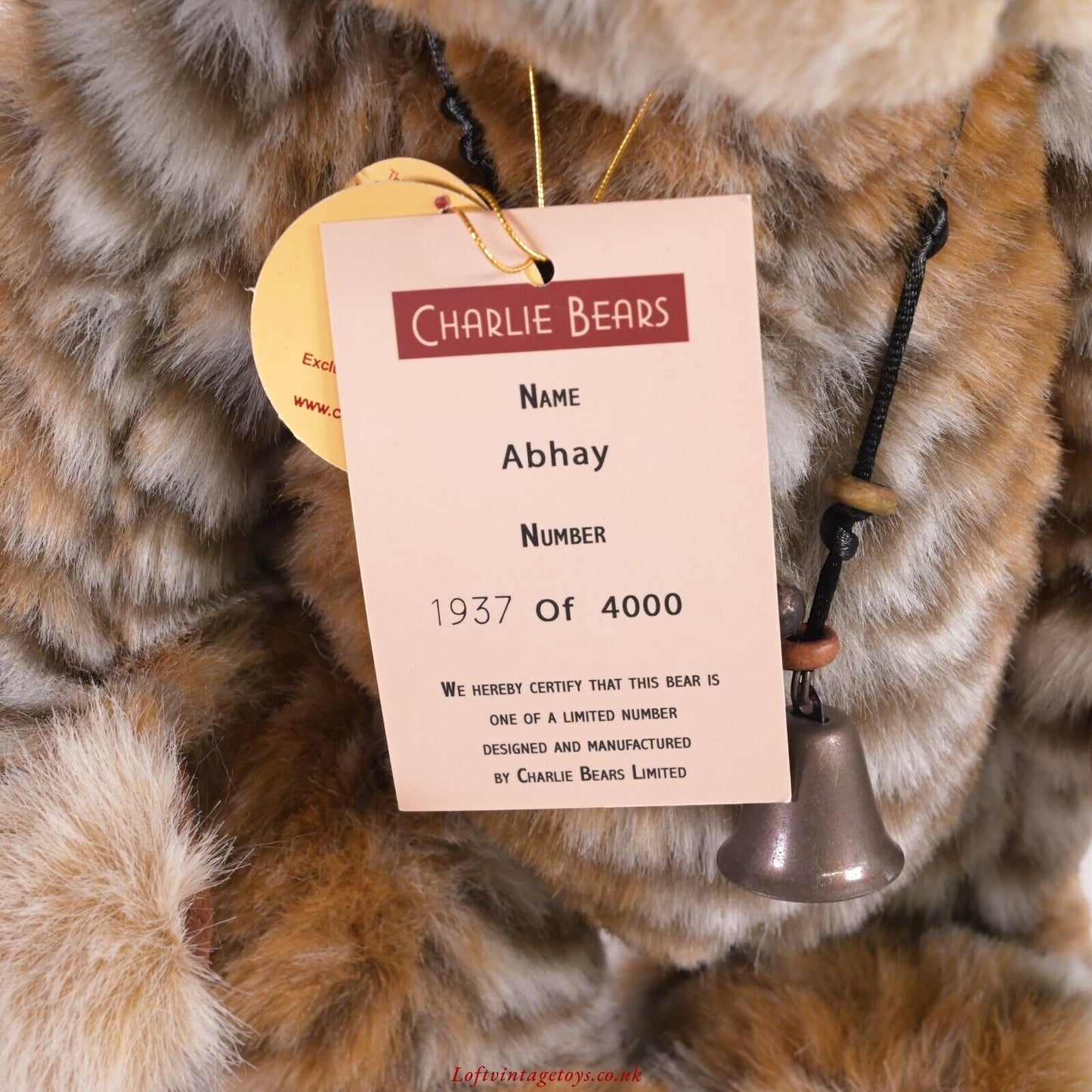 Charlie Bears Abhay - CB114971 with Swing Tags
