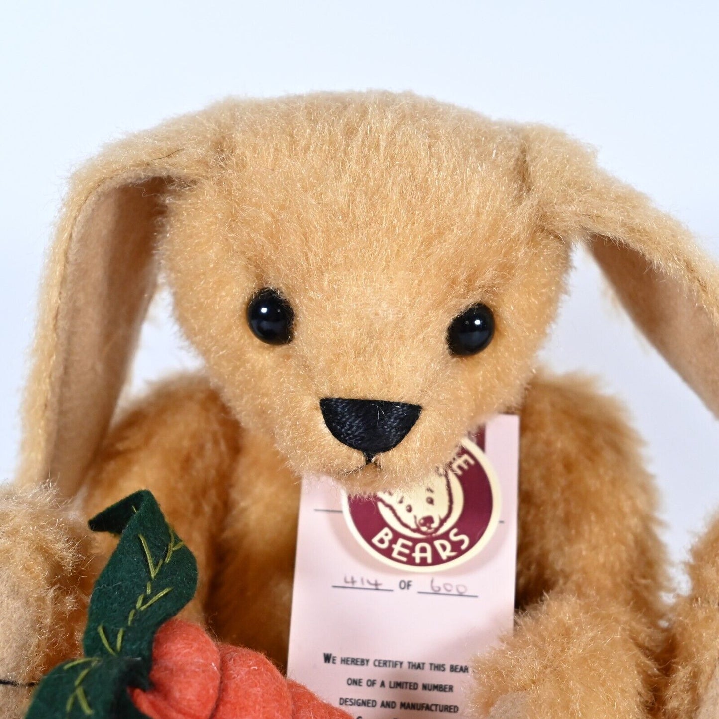 Charlie Bears Hannah Rabbit – CB094200, Ltd. Auflage von 600