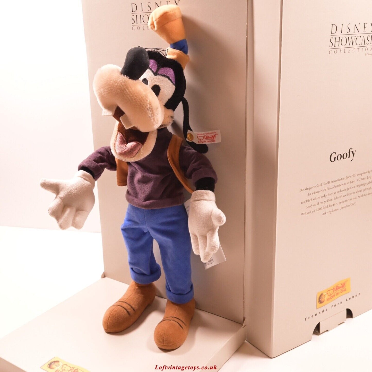 Steiff Goofy Teddy Bear 70th Anniversary Showcase Collection - 680106