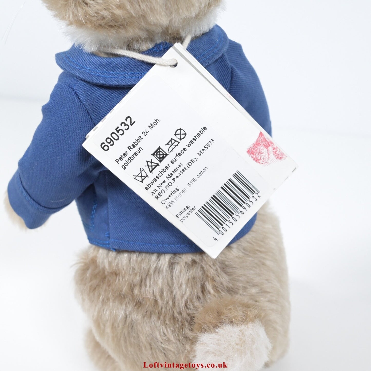 Steiff 690532 Peter Rabbit – The Movie Edition Ltd Ed