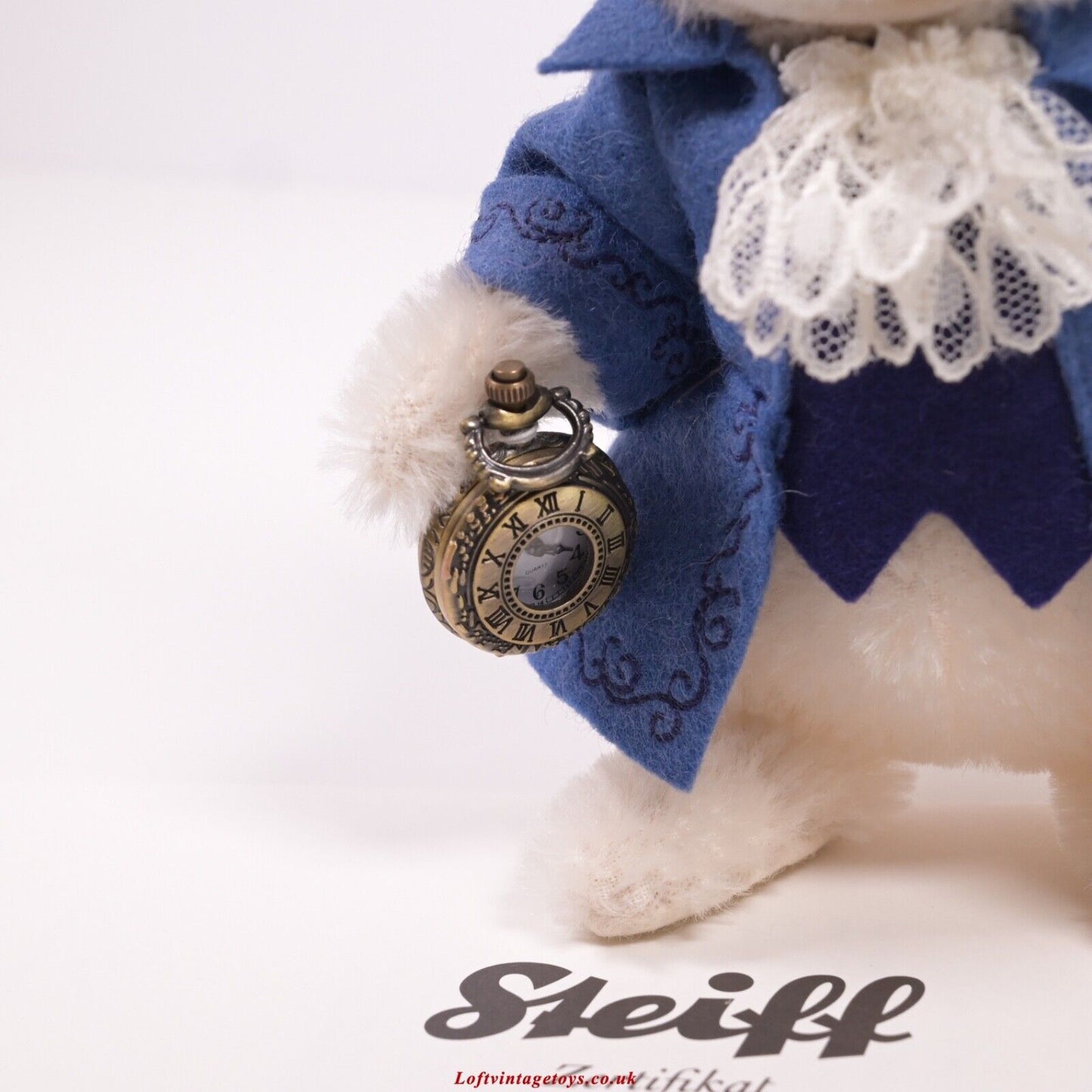 Steiff Vincent The White Rabbit from Alice in Wonderland Ltd ED - 034534
