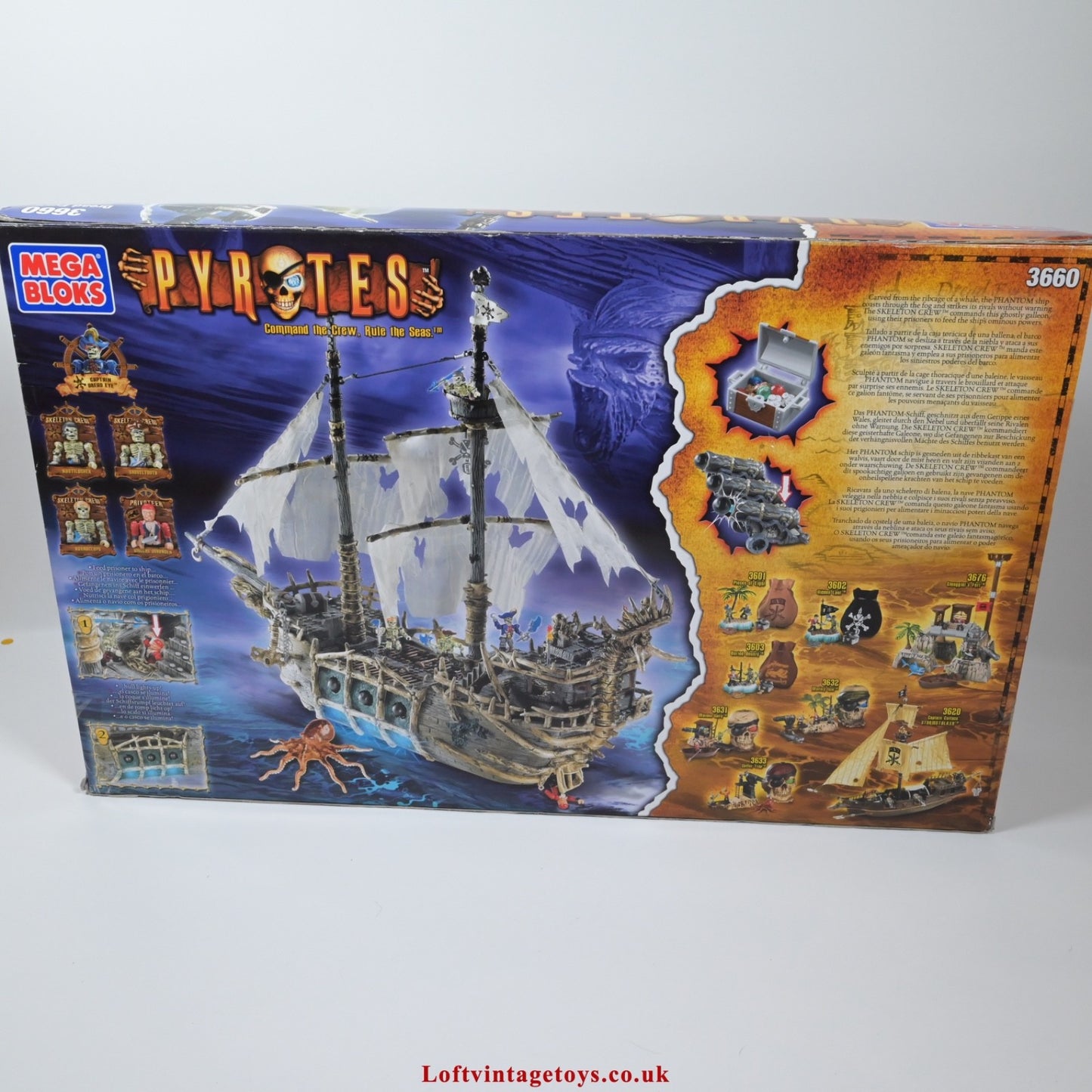 Mega Bloks 3660 Pirates Dread Eye’s Phantom Set - New & Sealed