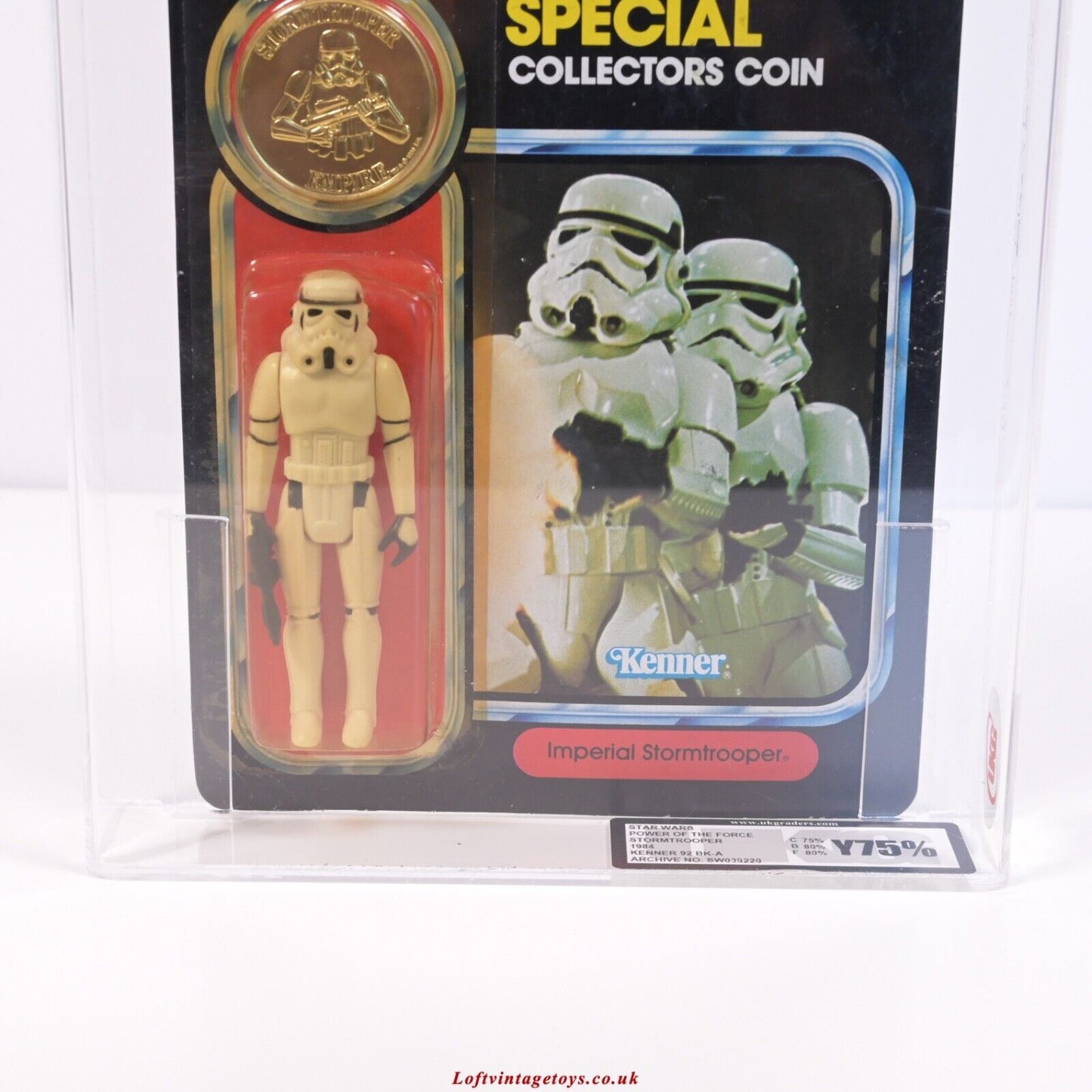 Star Wars The Power Of The Force Imperial Stormtrooper 92back / UKG 75