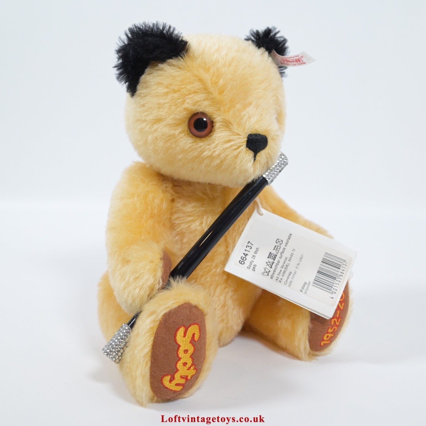 Steiff Sooty 60th Anniversary Teddy Bear - 664137, LE Production
