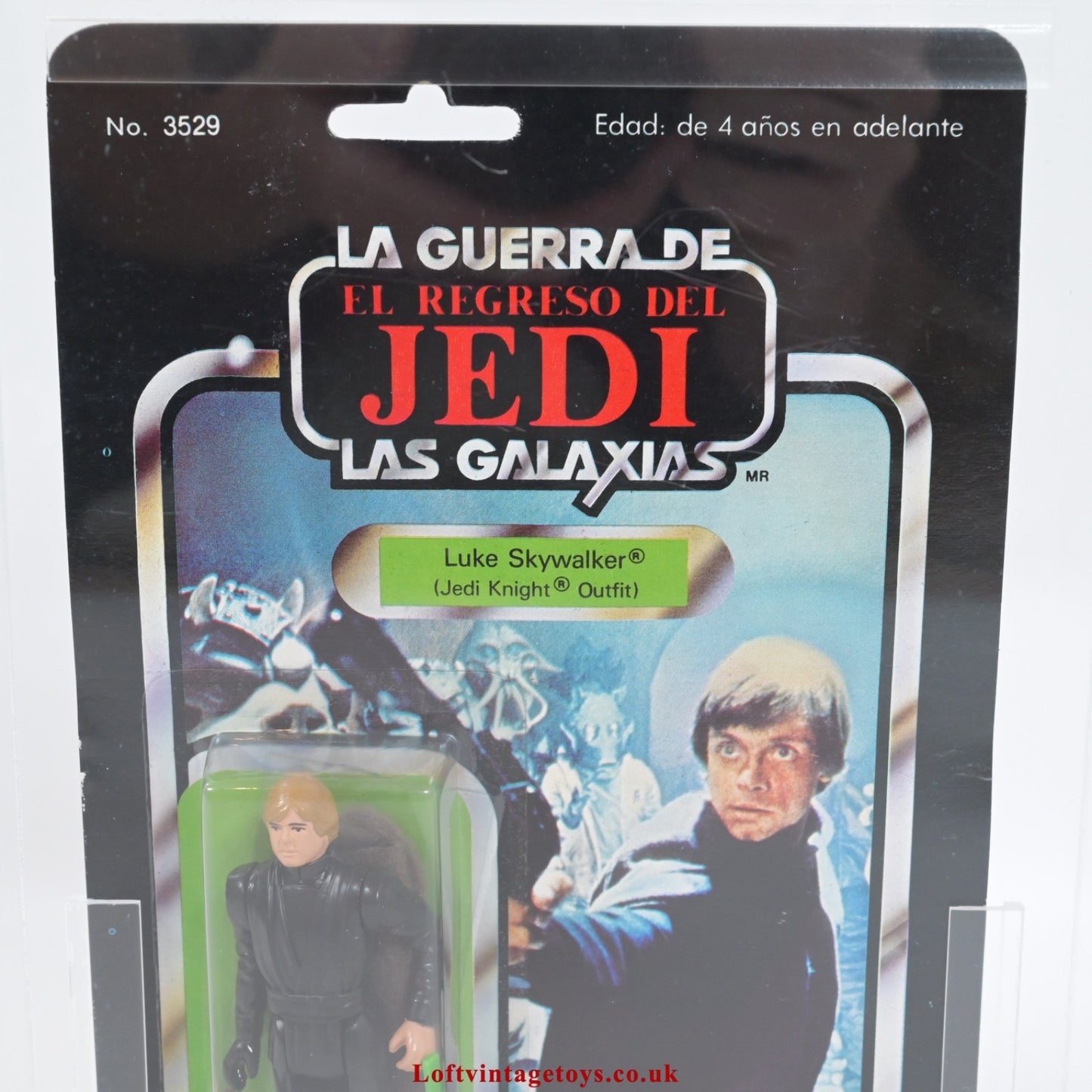 Lili Ledy Vintage Star Wars ROTJ Luke Skywalker Jedi Knight AFA 80
