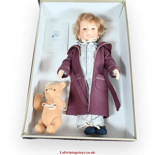 R John Wright Christopher Robin & Pooh Bedtime, Ltd ED of 500