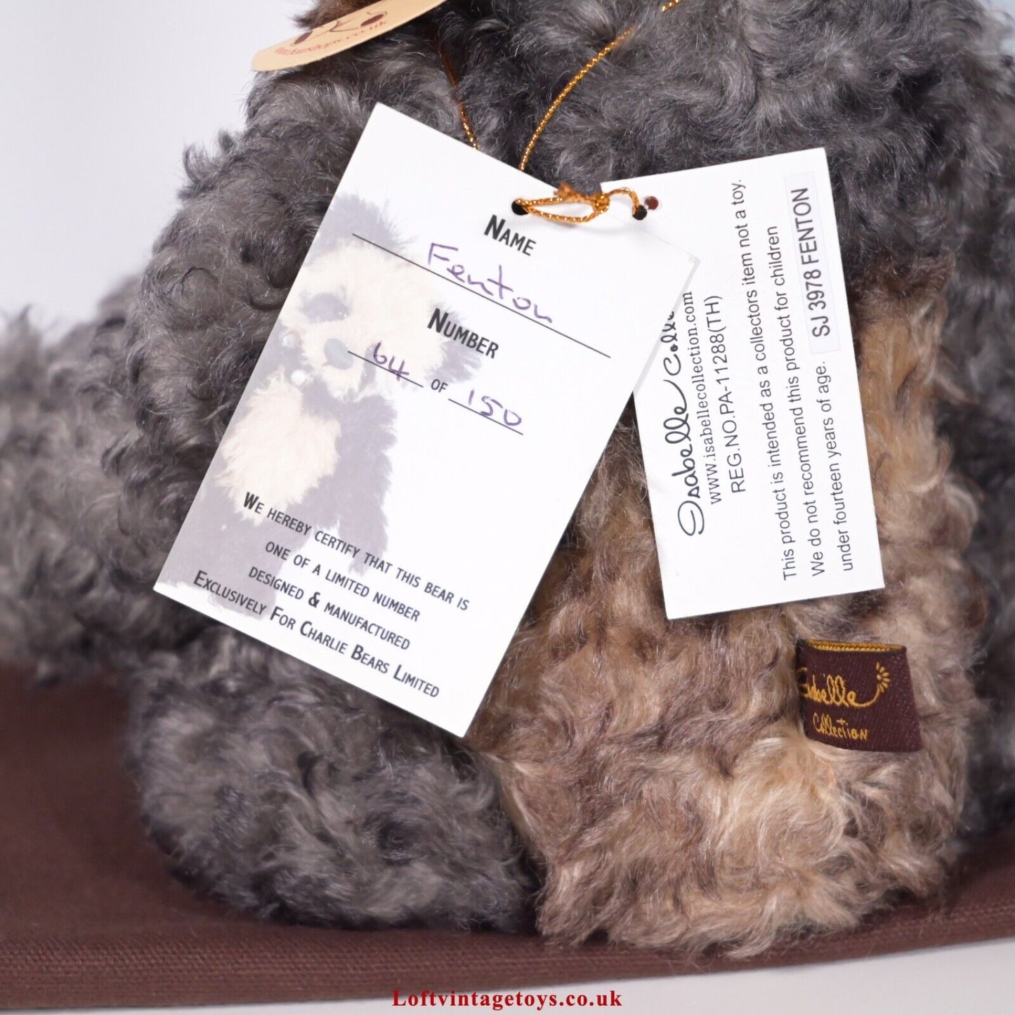 Charlie Bears Fenton Pandabär - SJ 3978, Ltd Ed 64 von 150