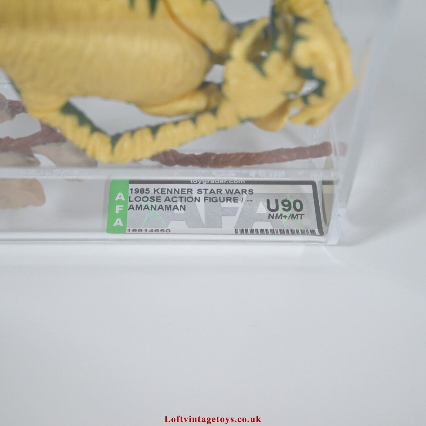 Kenner Star Wars Amanaman Power of the Force Last 17 AFA Graded U90 not UKG
